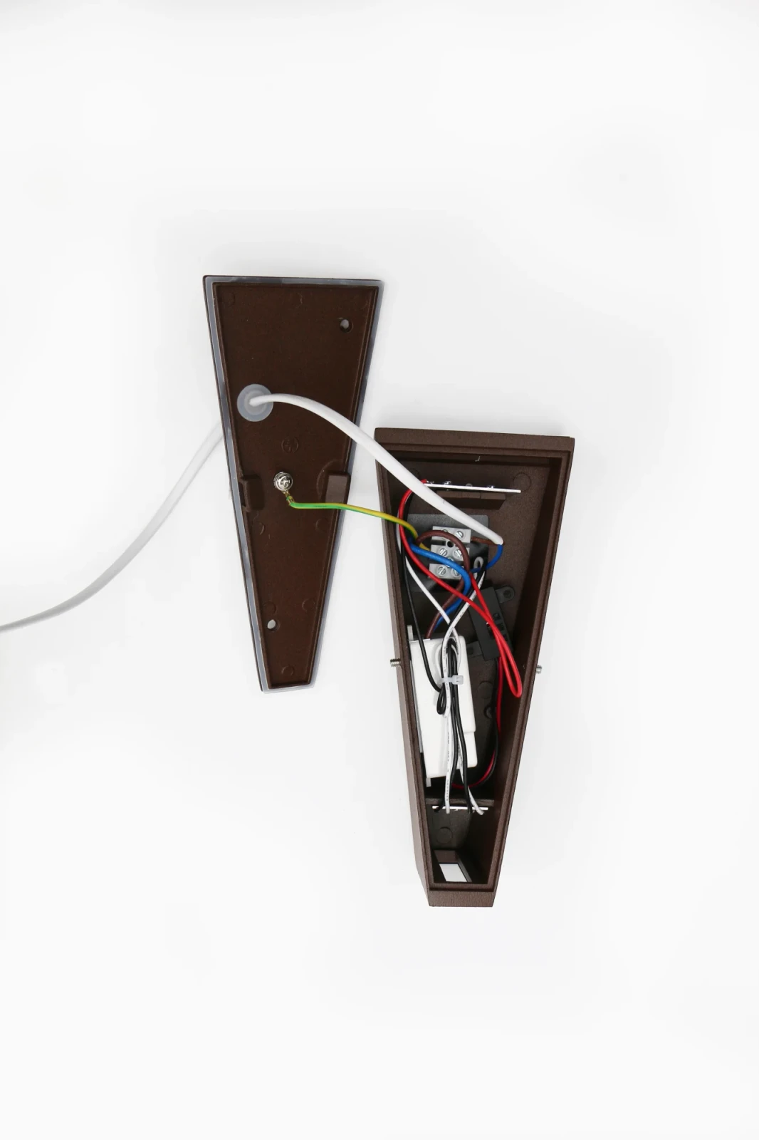 Moderne wandlamp corten, 2x3W, CCT, Aluminium, IP65,