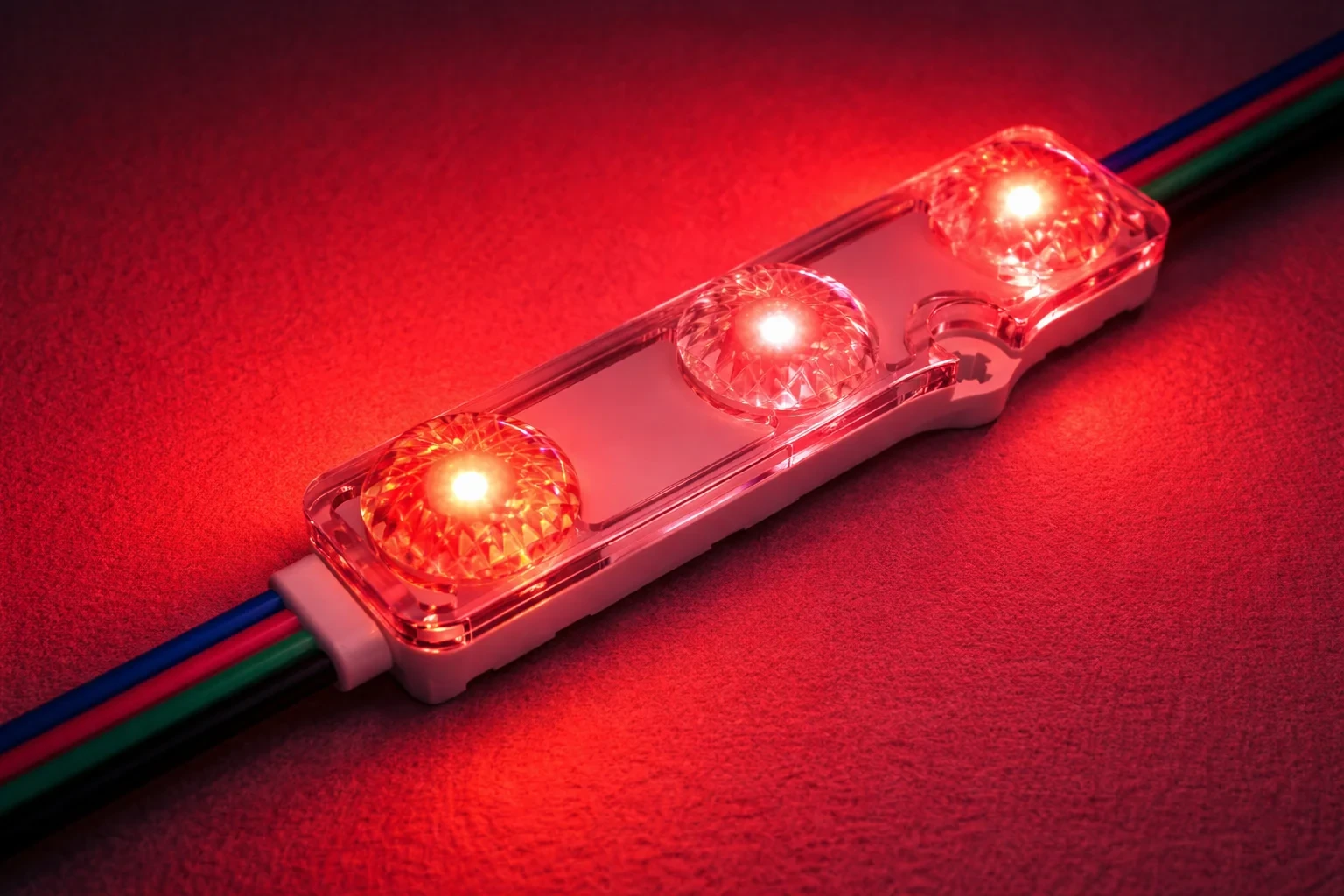 LED module, RGB+3000K, 12V, 150°, IP67, Set van 20 stuks