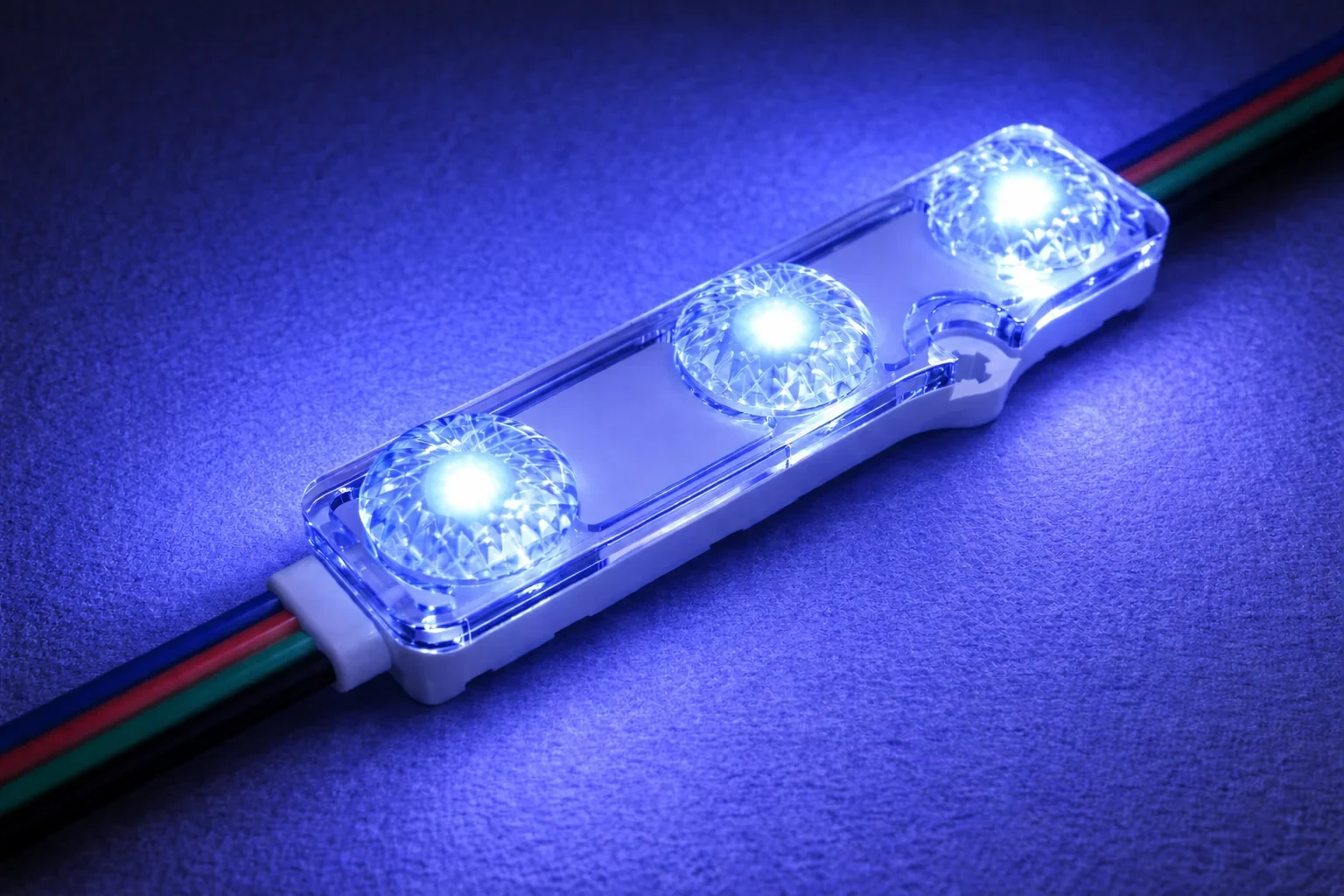 LED module, RGB+3000K, 12V, 150°, IP67, Set van 20 stuks