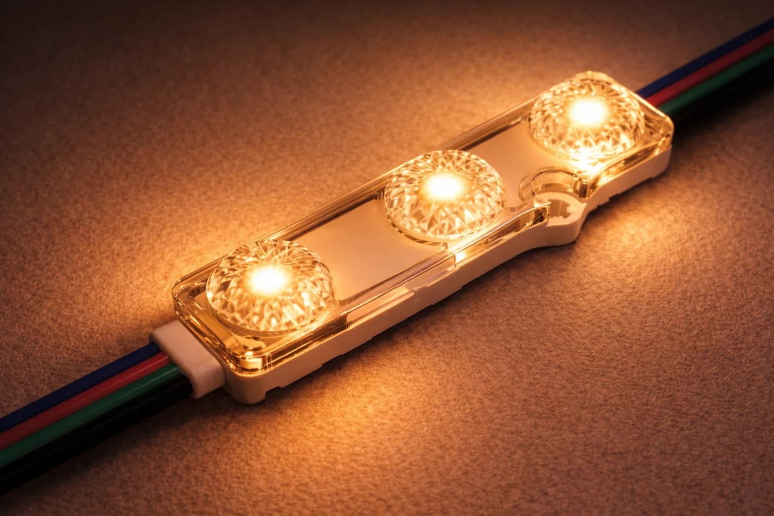 LED module, RGB+3000K, 12V, 150°, IP67, Set van 20 stuks