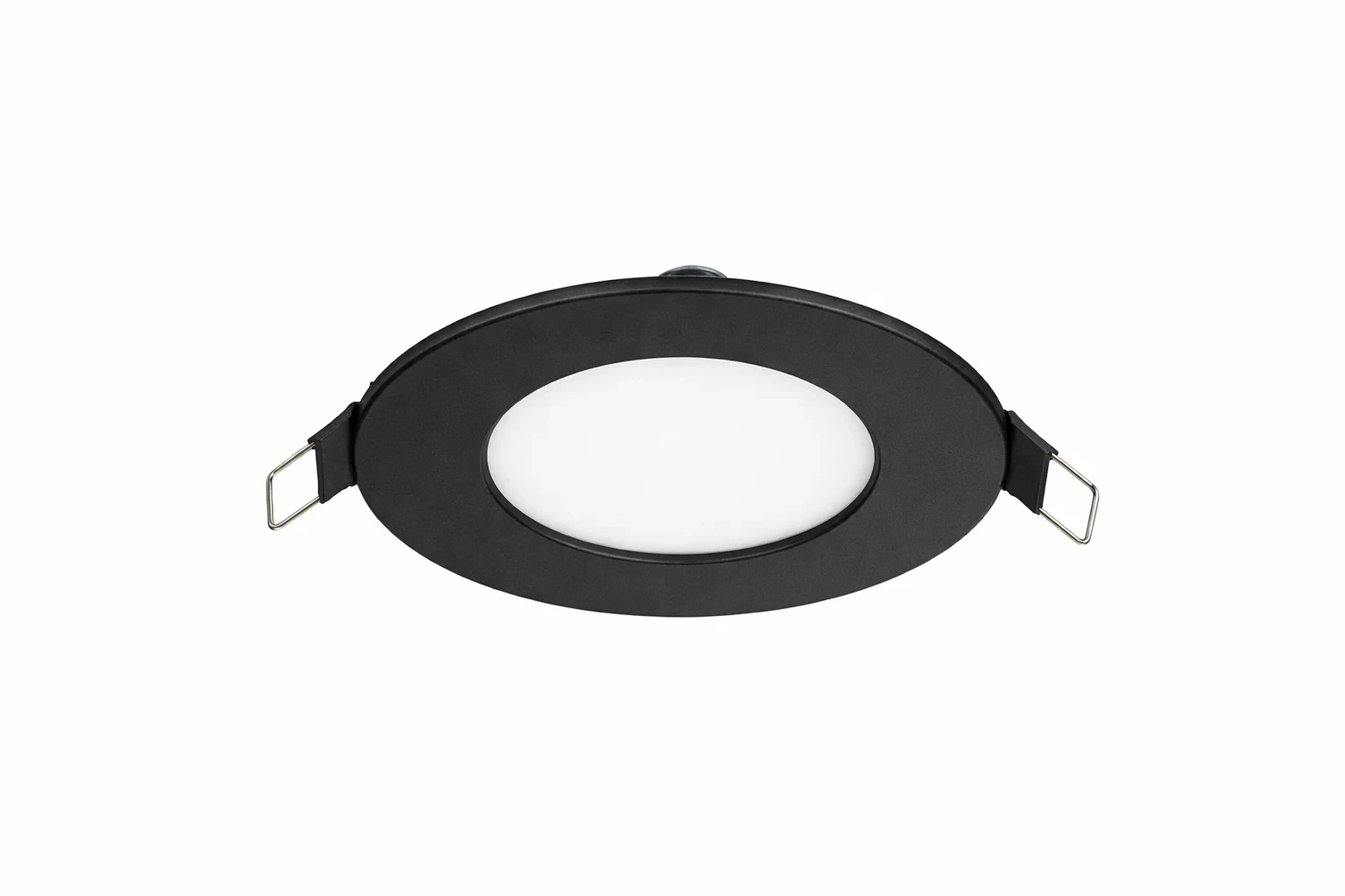 LED Slim Paneel, 4W, 3CCT, Rond, IP20, Zwart