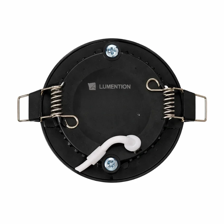 LED Slim Paneel, 4W, 3CCT, Rond, IP20, Zwart