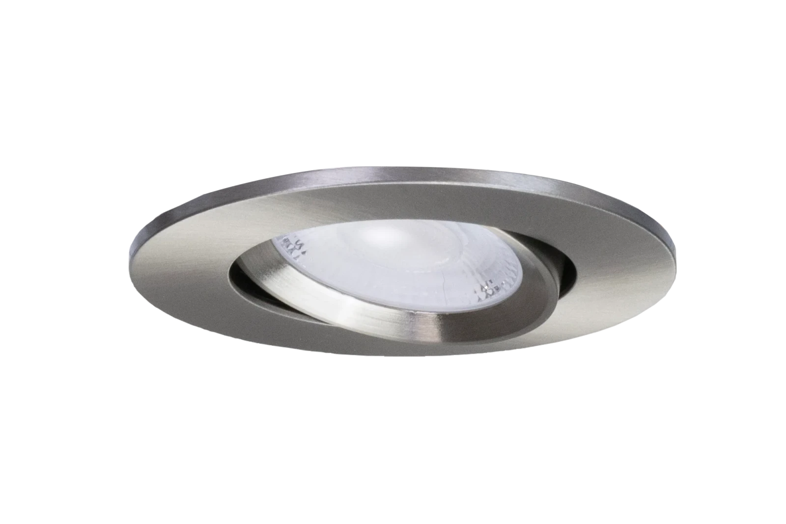 LED Inbouwspot, Rond, 5W/8W, 4CCT, 2700K/3000K/4000K/6500K, IP54 front, Dimbaar, Satijn nikkel