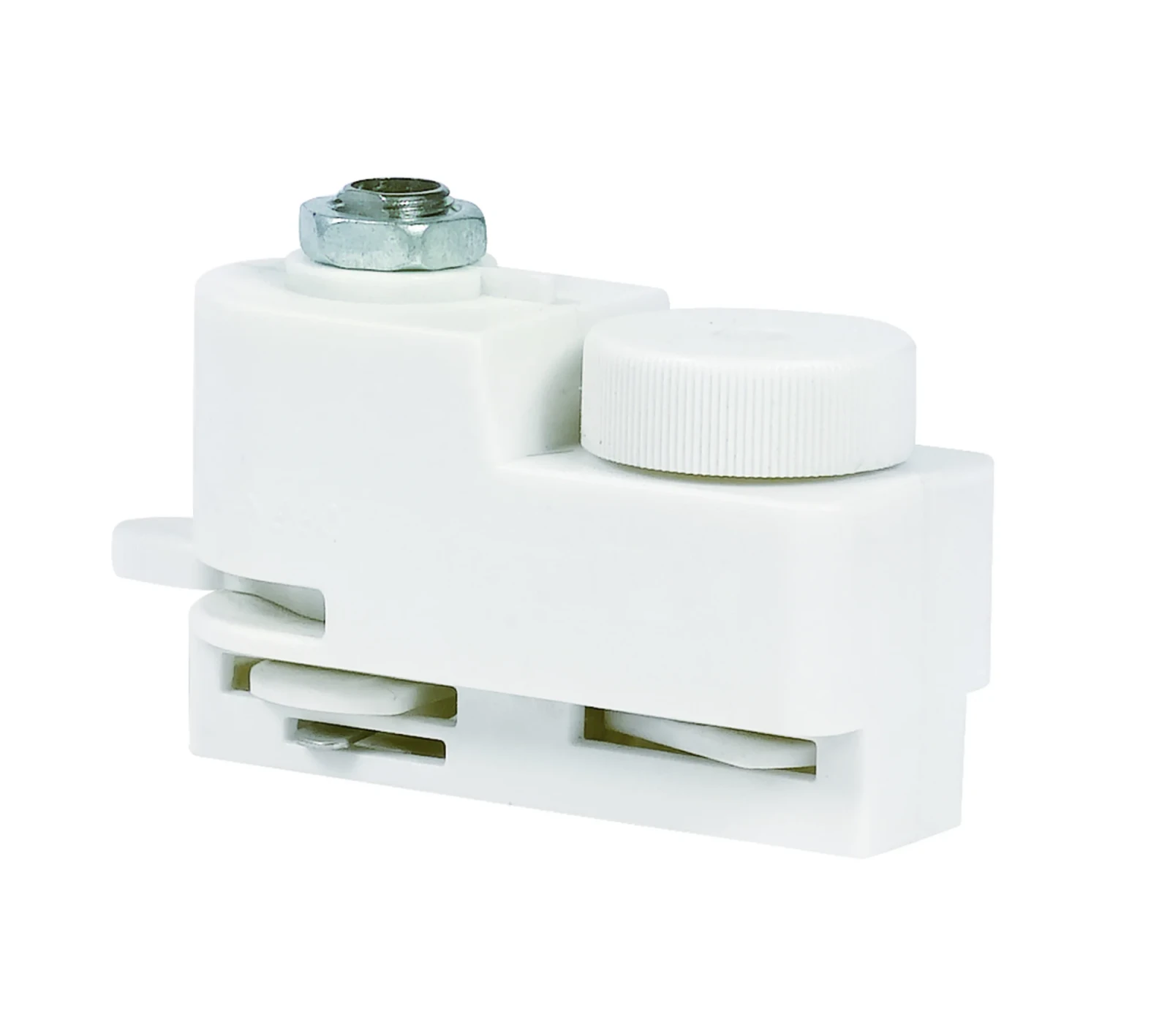 1-fase spanningsrail pendel adapter, Wit