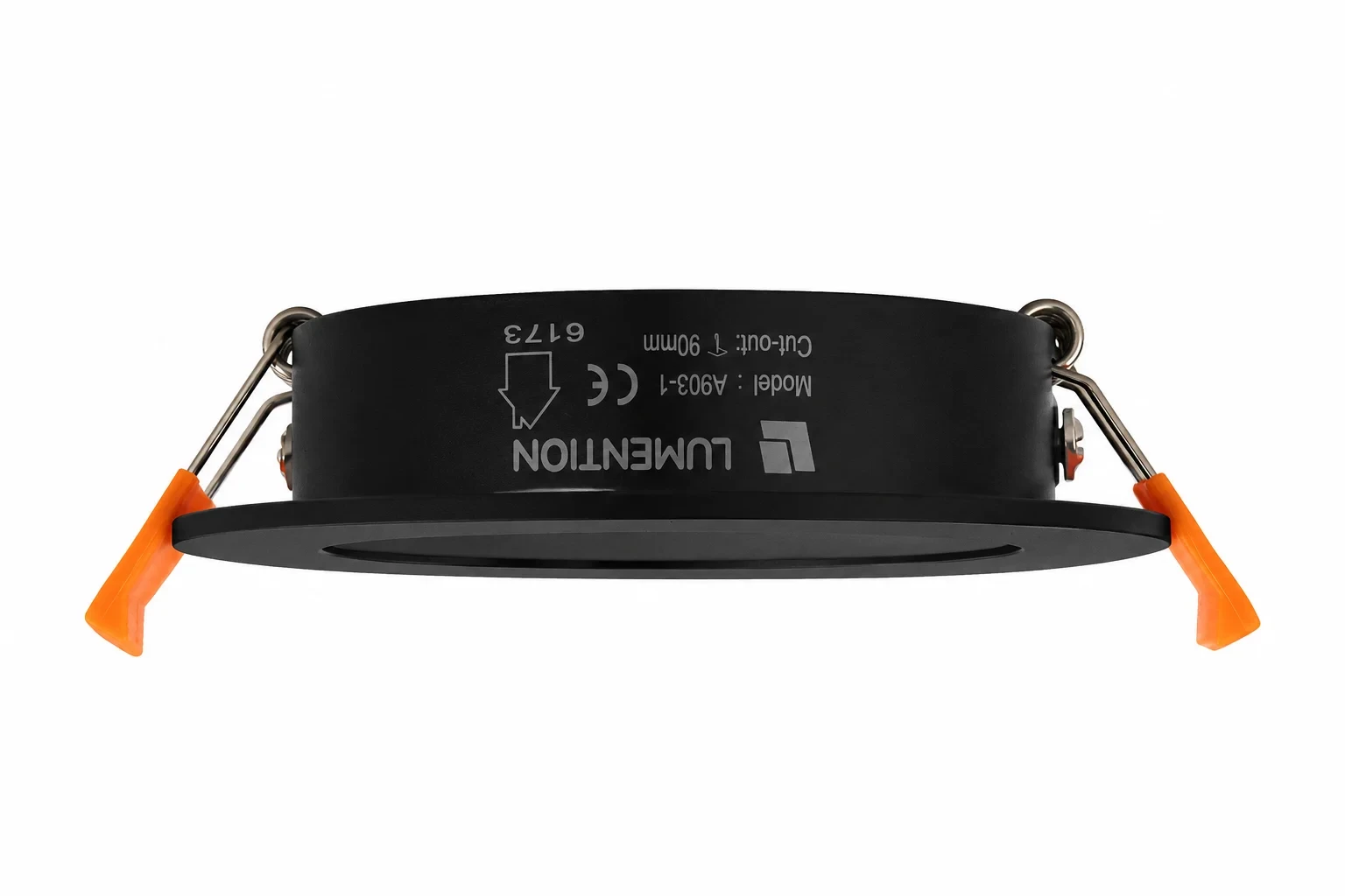 LED GU10 Inbouwspot Armatuur, Rond, Kantelbaar, IP20, Zwart