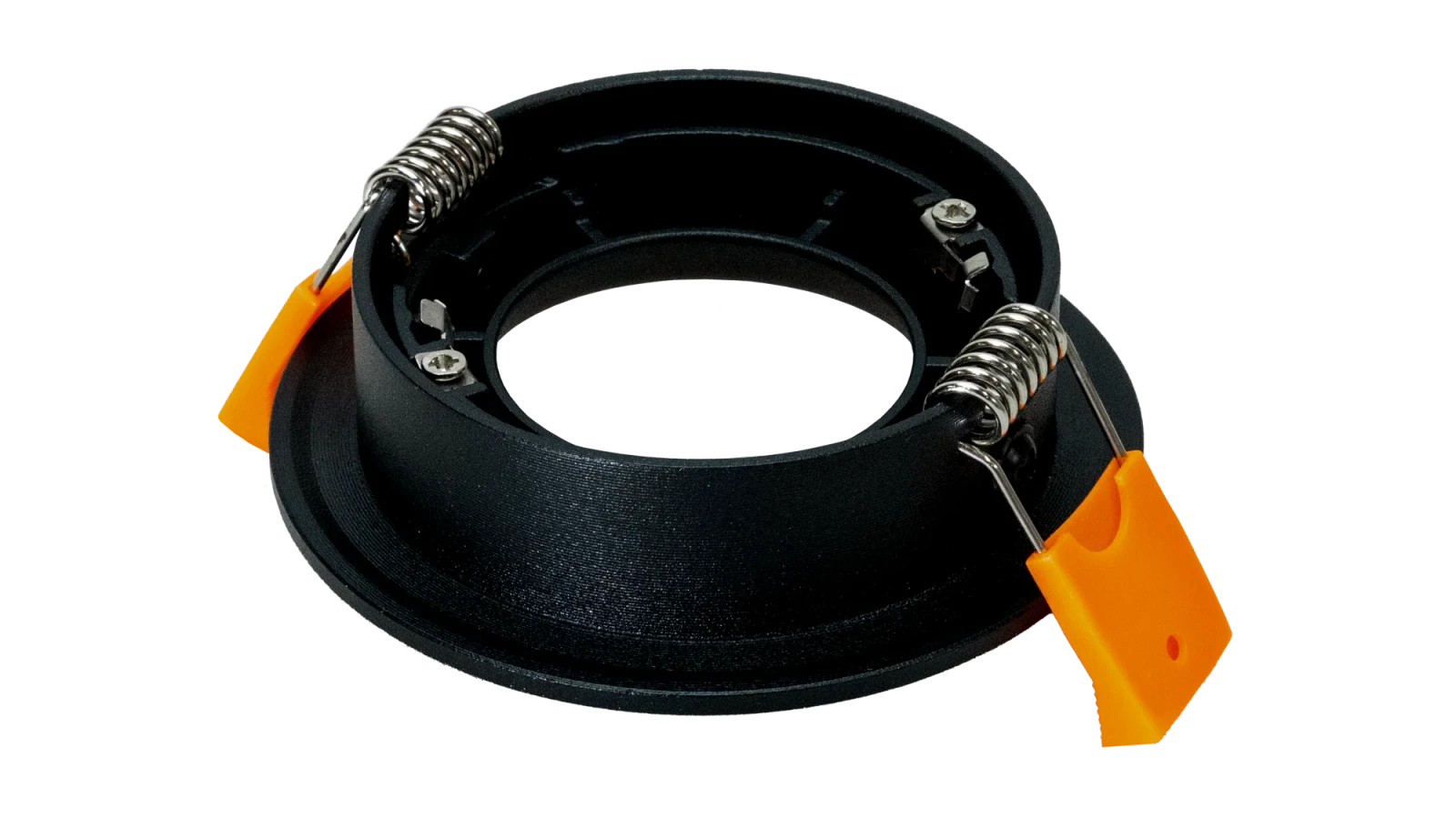 LED Inbouwspot Armatuur Set, Ø85xH22 mm, Rond, Kantelbaar 30°, Mat Zwart, 6 stuks