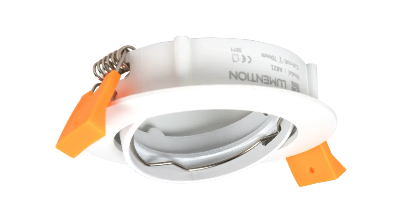 LED Inbouwspot Armatuur Set, Ø82xH22 mm, IP20, Kantelbaar 30°, Wit, 6 stuks