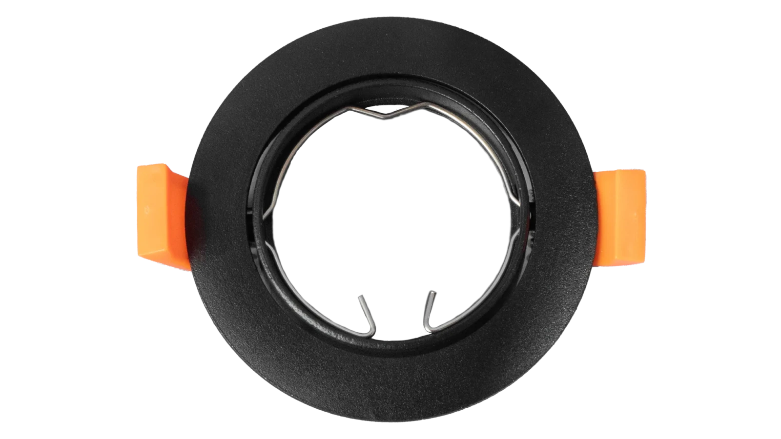 LED Inbouwspot Armatuur Set, Ø82xH22 mm, IP20, Rond, Kantelbaar 30°, Mat Zwart, 6 stuks