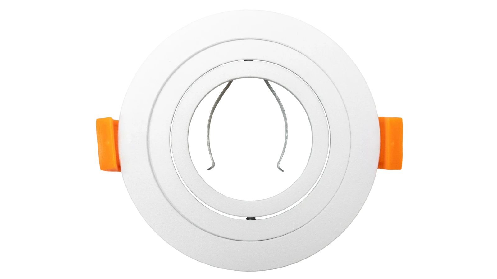 LED GU10 Inbouwspot Armatuur Set, Ø92xH23 mm, IP20, Rond, Kantelbaar 30°, Wit, 6 stuks