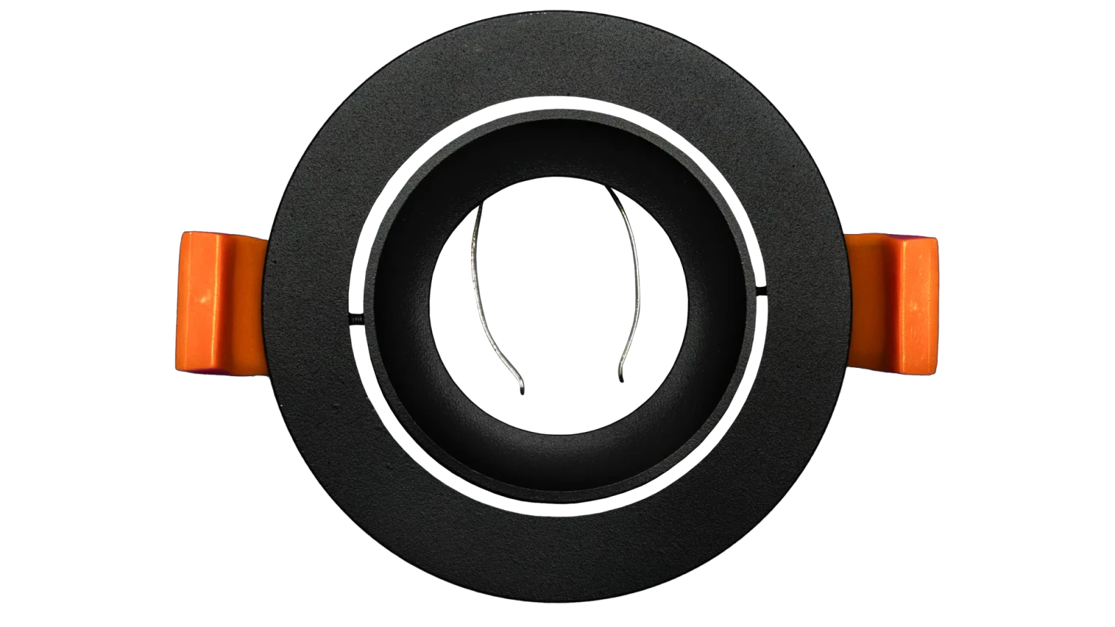 LED Inbouwspot Armatuur Set, Ø81xH24 mm, Rond, Kantelbaar, Mat Zwart, 6 stuks