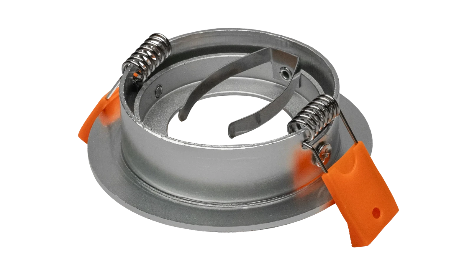 LED Inbouwspot Armatuur Set, Ø81xH24 mm, Kantelbaar, Geborsteld Aluminium, 6 stuks