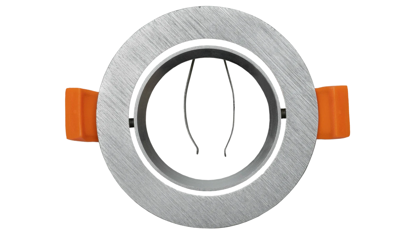 LED GU10 Inbouwspot Armatuur Set, Ø81xH24 mm, Kantelbaar, Geborsteld Aluminium, 6 stuks