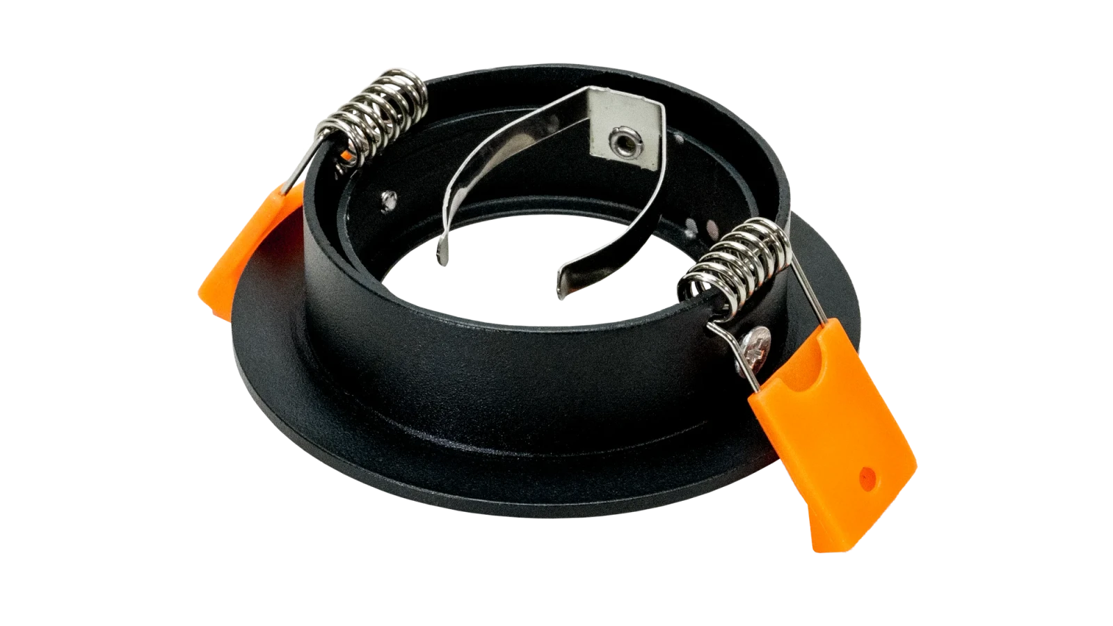 LED GU10 Inbouwspot Armatuur Set, Ø81xH24 mm, Kantelbaar, Mat Zwart en Zilver, 6 stuks