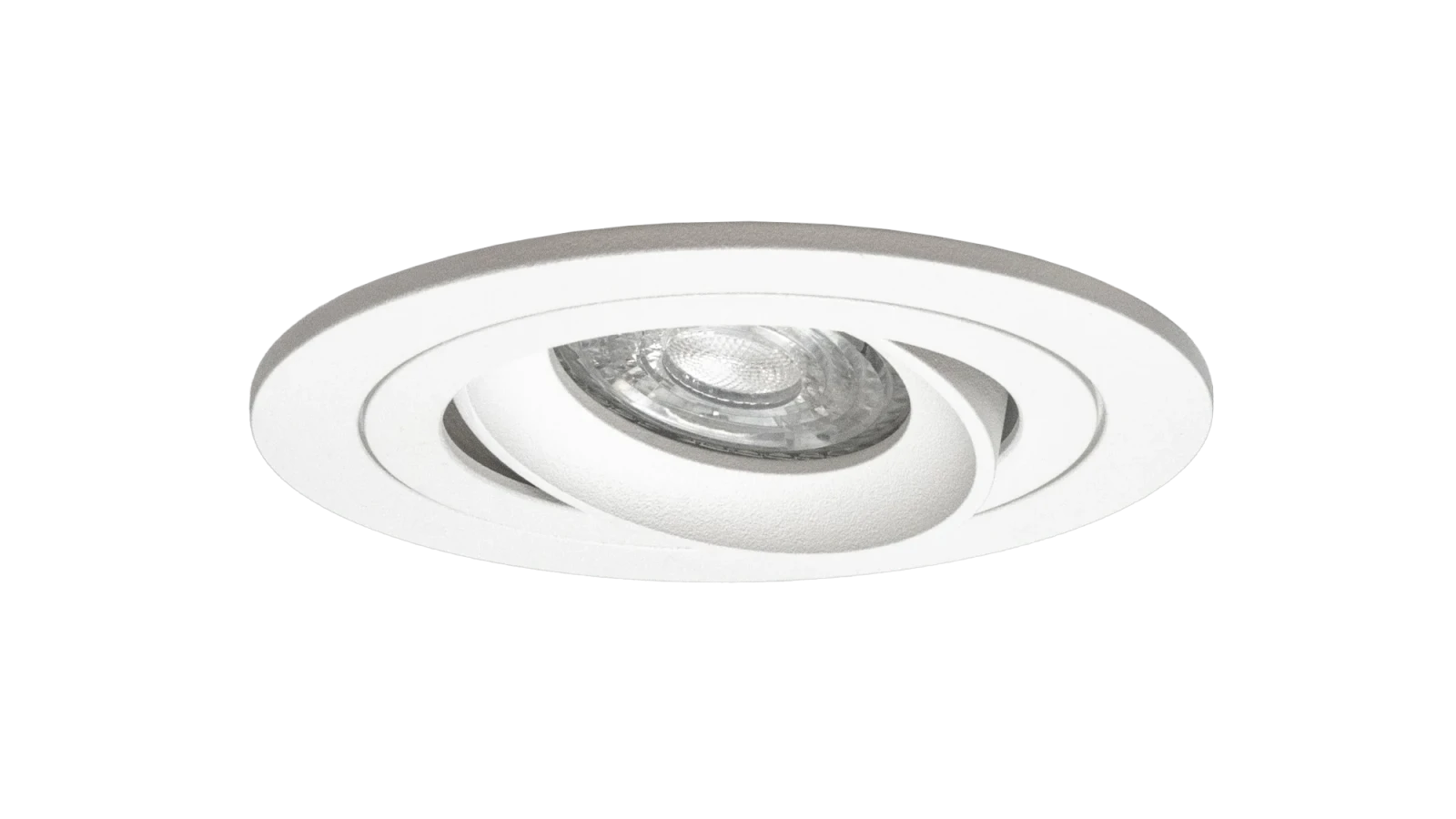 LED GU10 Inbouwspot Armatuur Set, Ø92xH23 mm, Kantelbaar, Wit, 6 stuks