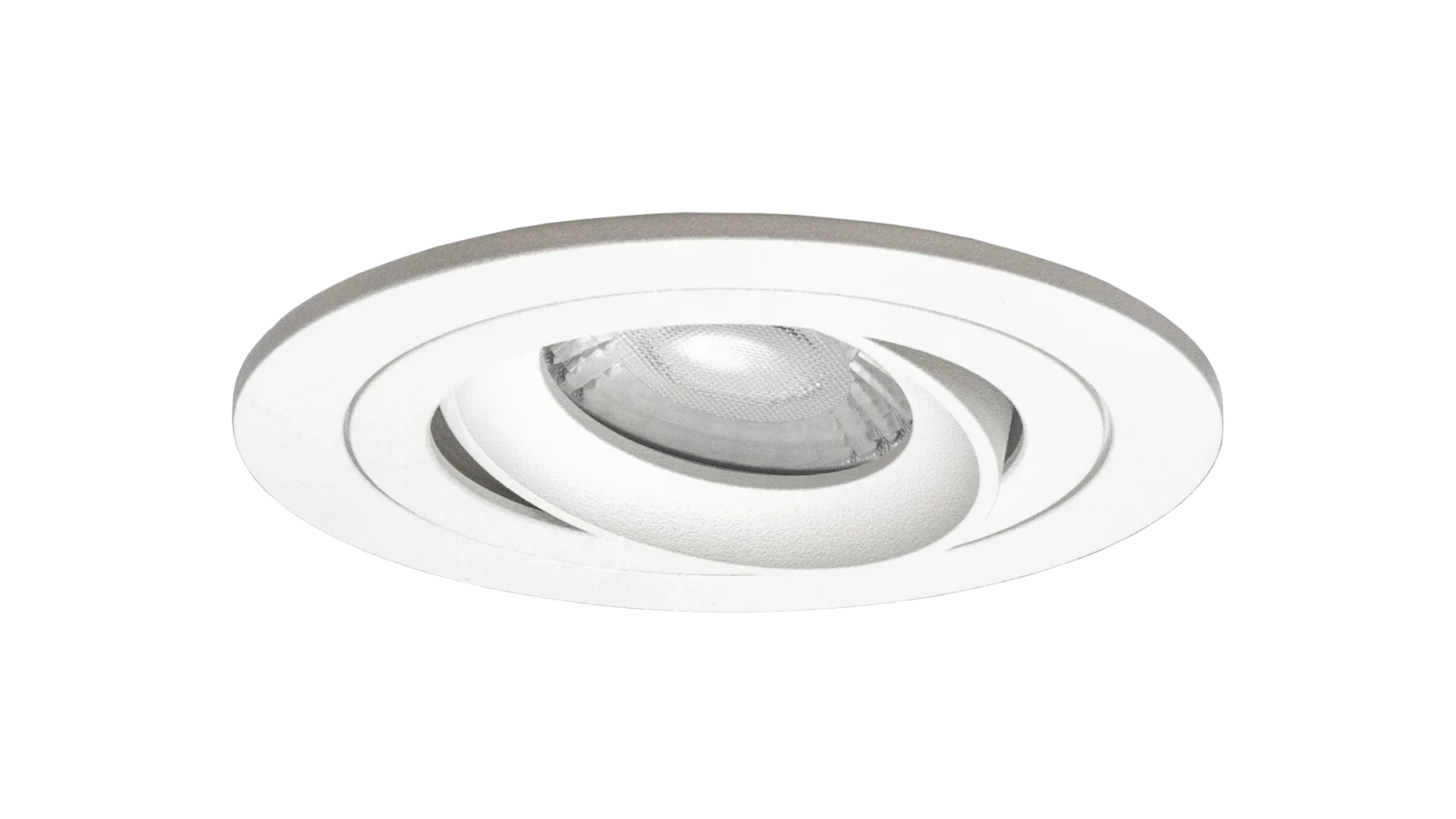 LED GU10 Inbouwspot Armatuur Set, Ø92xH23 mm, Kantelbaar, Wit, 6 stuks