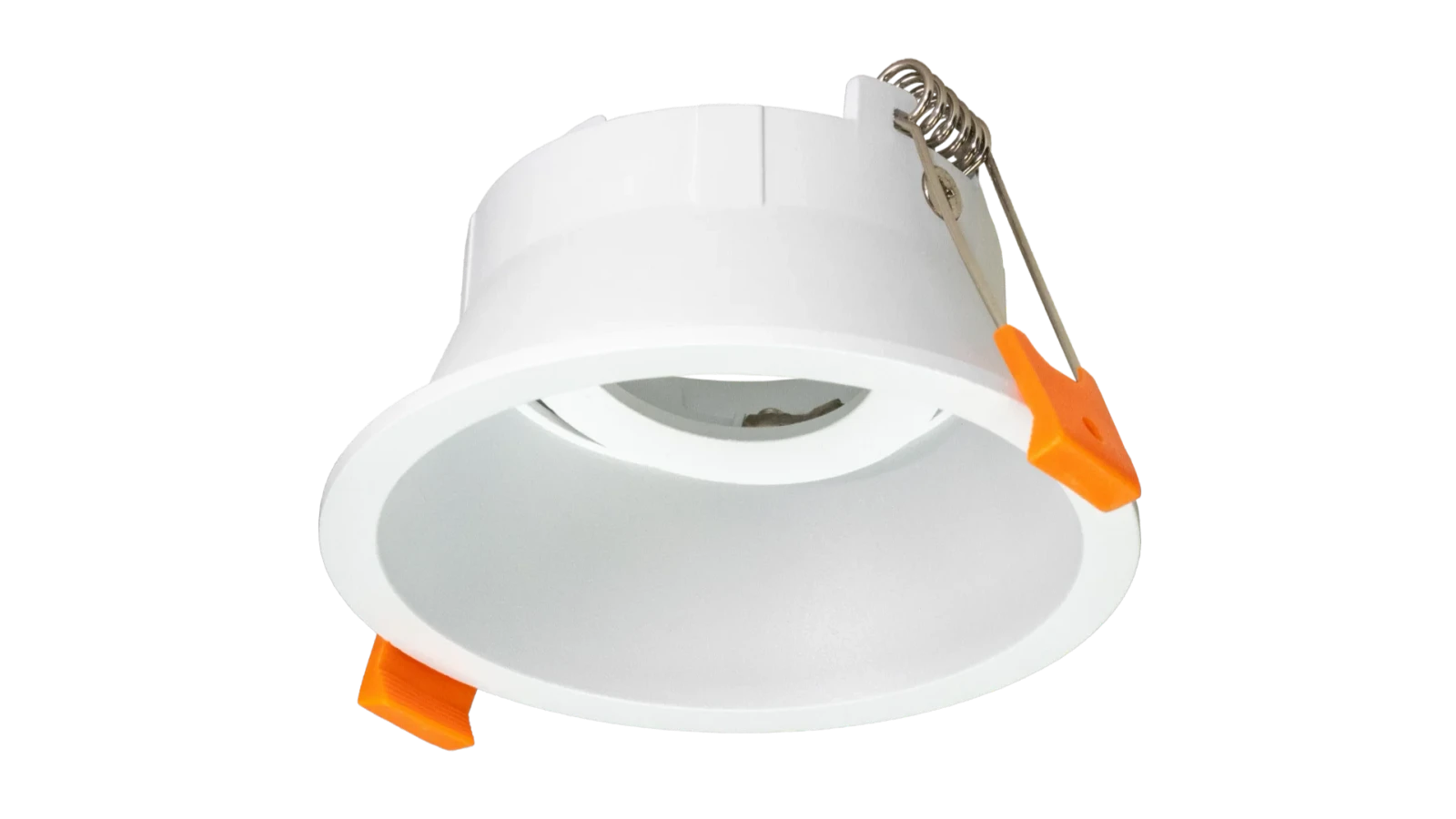 LED Inbouwspot Armatuur Set, Ø100xH52 mm, Rond, Kantelbaar 30°, Wit, 6 stuks