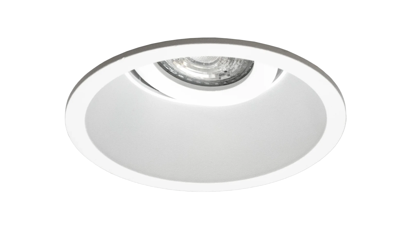 LED Inbouwspot Armatuur Set, Ø100xH52 mm, Rond, Kantelbaar 30°, Wit, 6 stuks