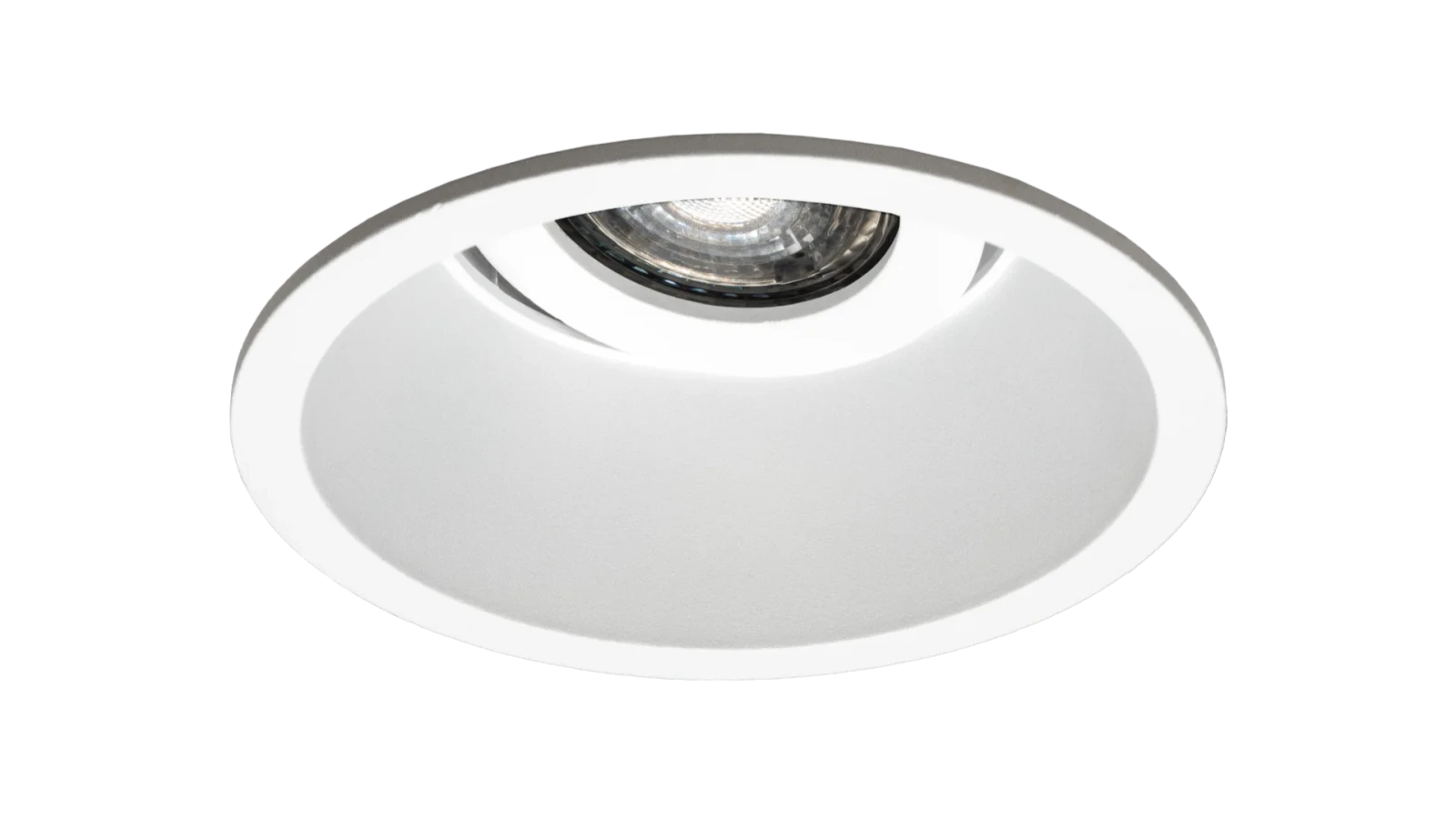 LED Inbouwspot Armatuur Set, Ø100xH52 mm, Rond, Kantelbaar 30°, Wit, 6 stuks