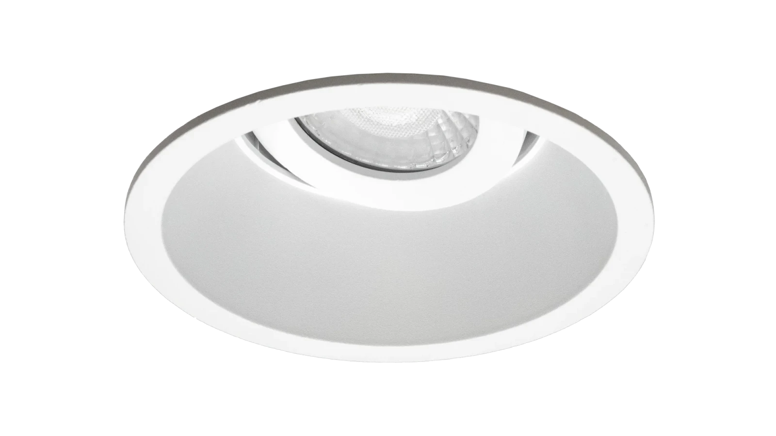 LED Inbouwspot Armatuur Set, Ø100xH52 mm, Rond, Kantelbaar 30°, Wit, 6 stuks