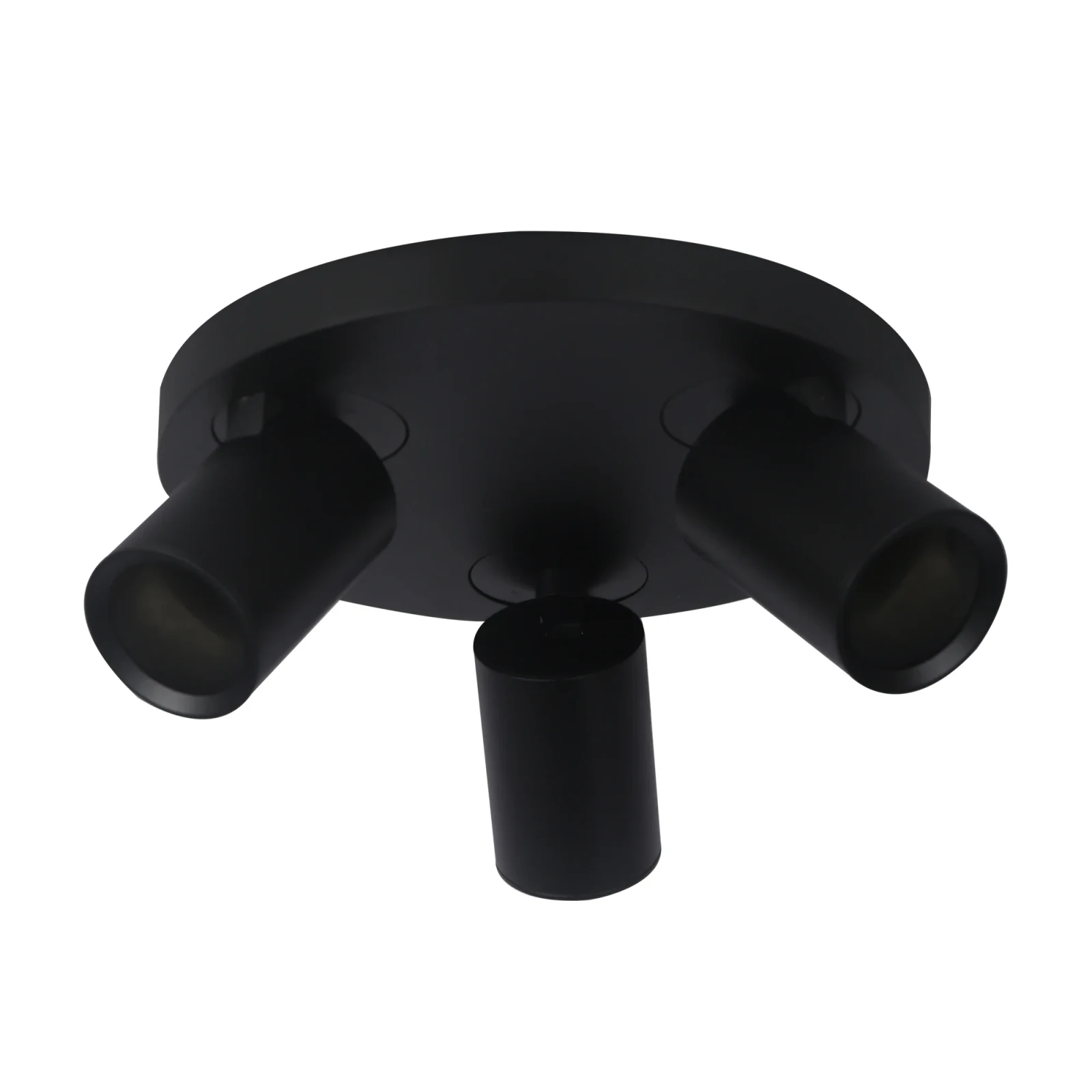 Plafondspot NOVA3 R, 3-Lichts, IP20, Zwart