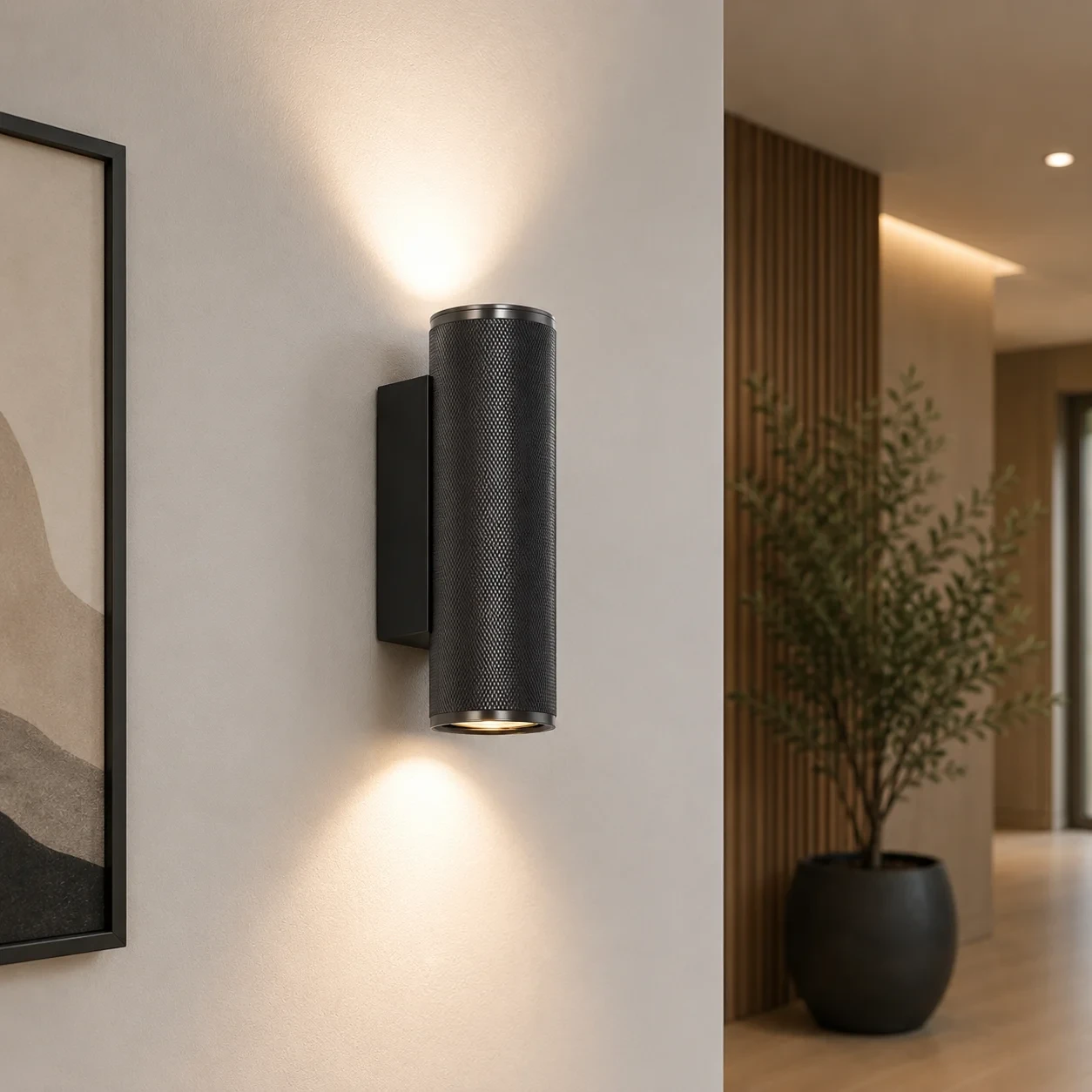 Wandlamp WALO GRID, Brons, IP20