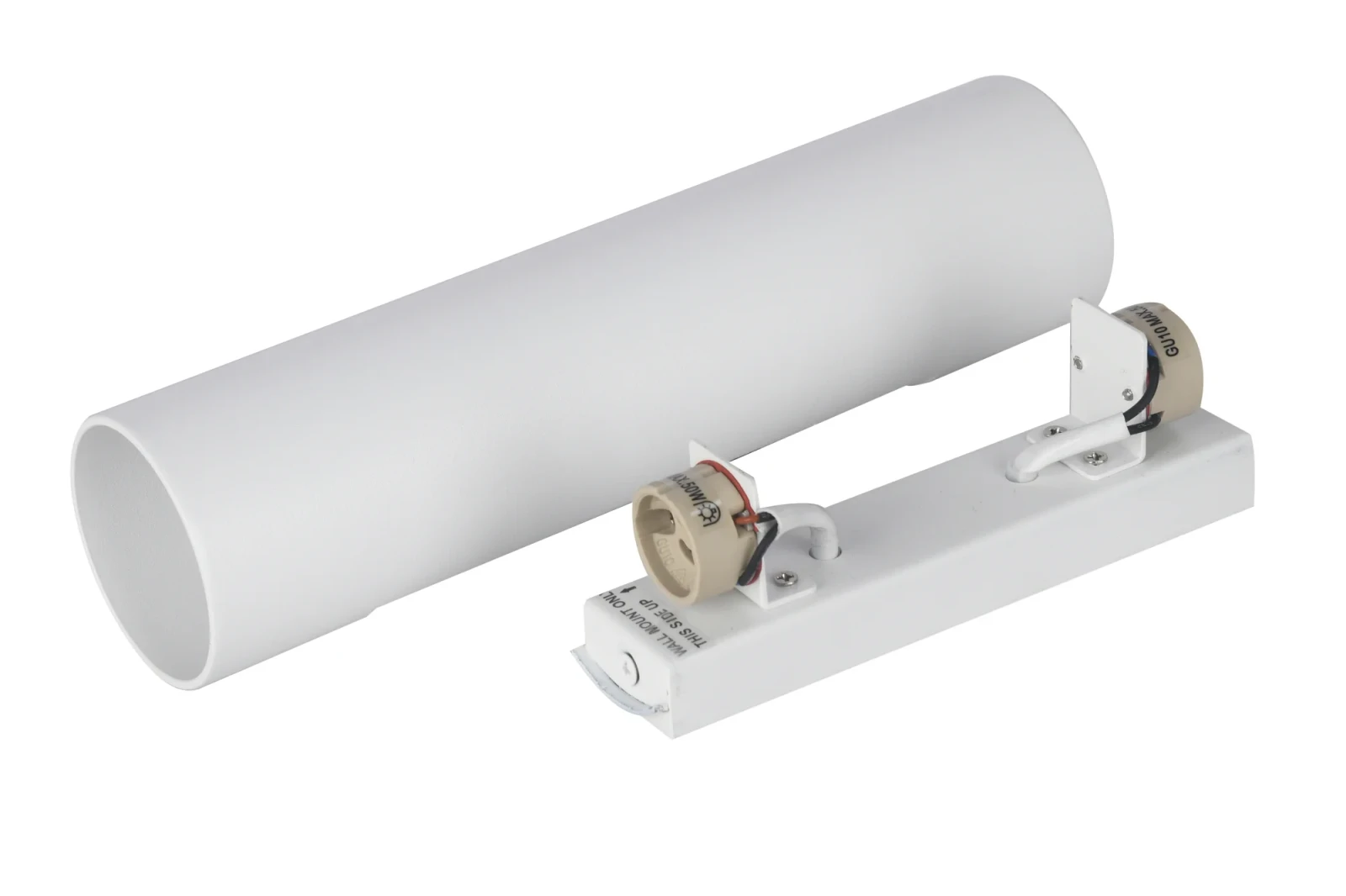 Wandlamp BIGO, GU10, IP20, Ø65x255 mm, Wit