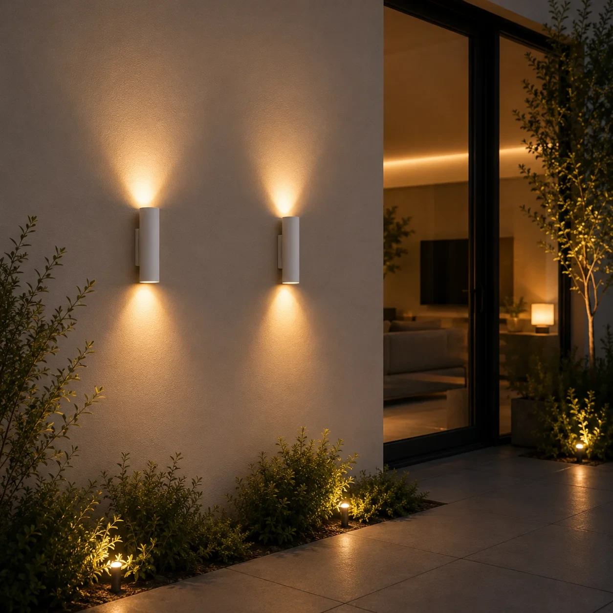 Wandlamp BIGO, GU10, IP20, Ø65x255 mm, Wit