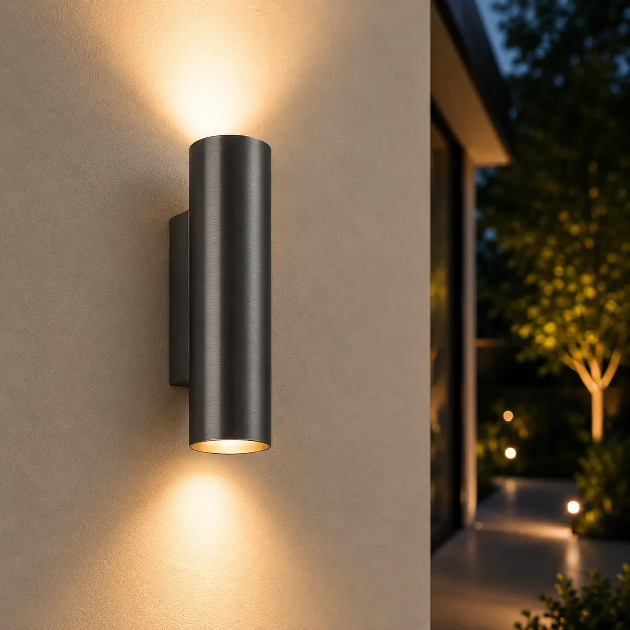 Wandlamp BIGO, GU10, IP20, Ø65x255 mm, Brons
