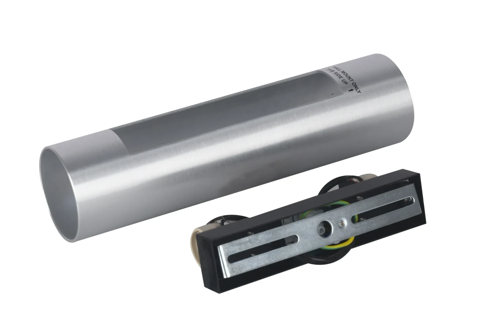 Wandlamp BIGO, GU10, IP20, Ø65x255 mm, Geborsteld Aluminium