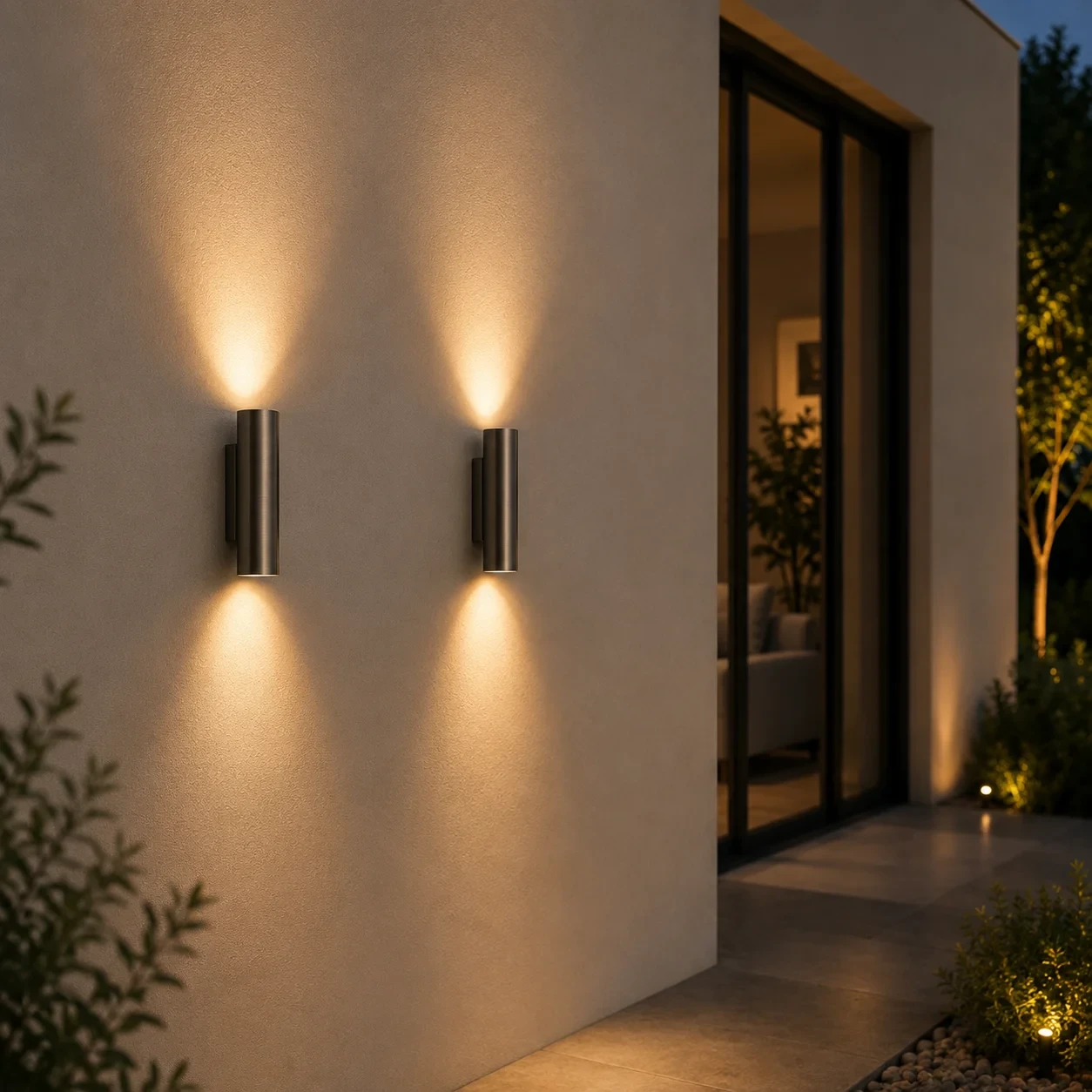 Wandlamp BIGO, GU10, IP20, Ø65x255 mm, Antiek Brons