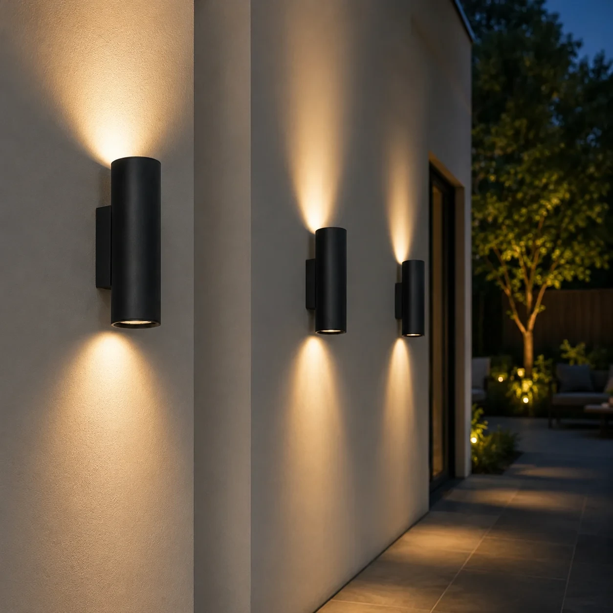 Wandlamp WALO, GU10, IP20, Ø54x79 mm, Zwart