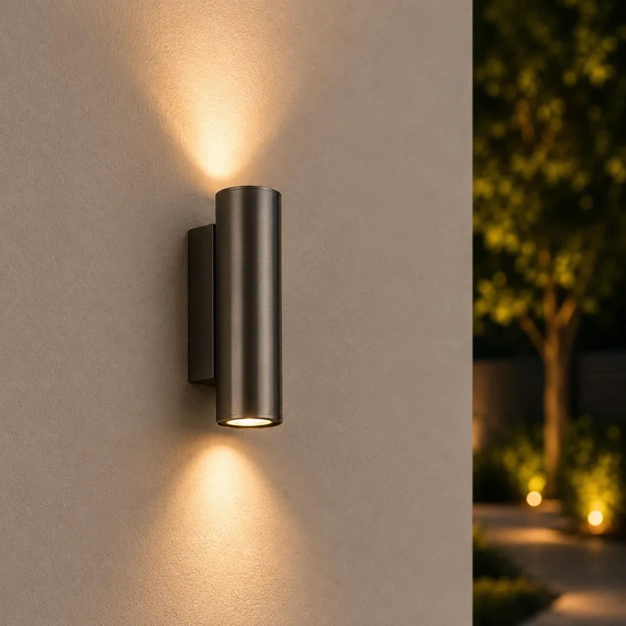Wandlamp WALO, GU10, IP20, Ø54x79 mm, Brons