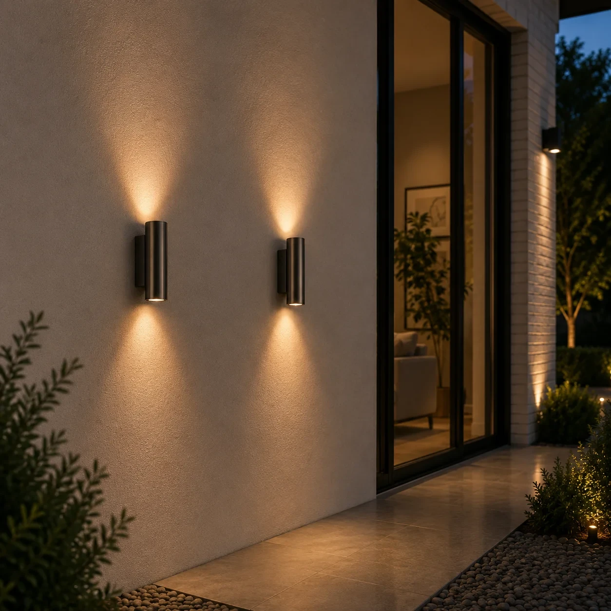 Wandlamp WALO, GU10, IP20, Ø54x79 mm, Brons