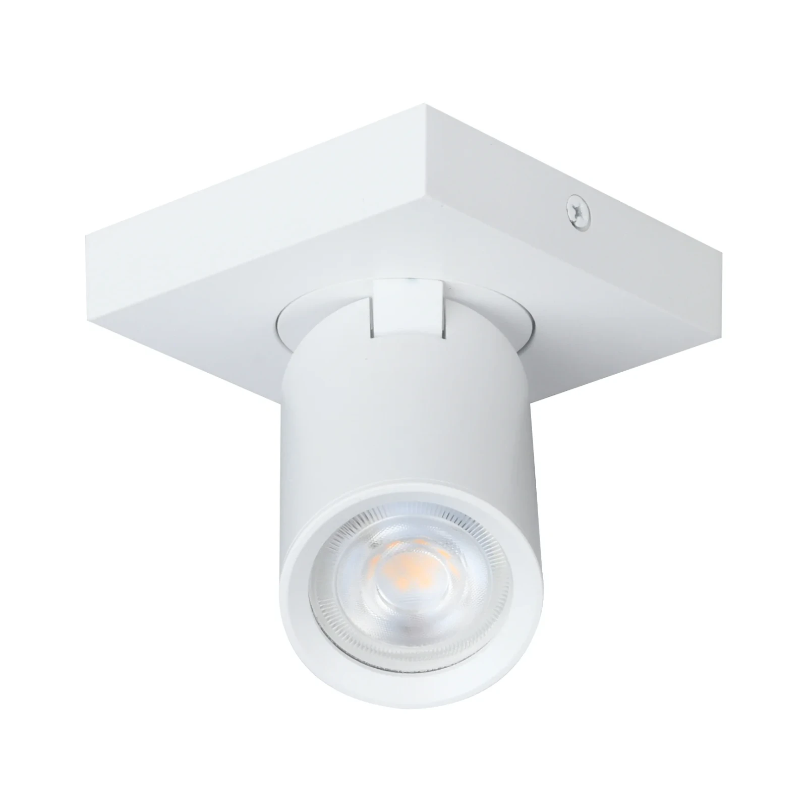 Plafondspot NOVAS, Vierkant, GU10, IP20, Wit