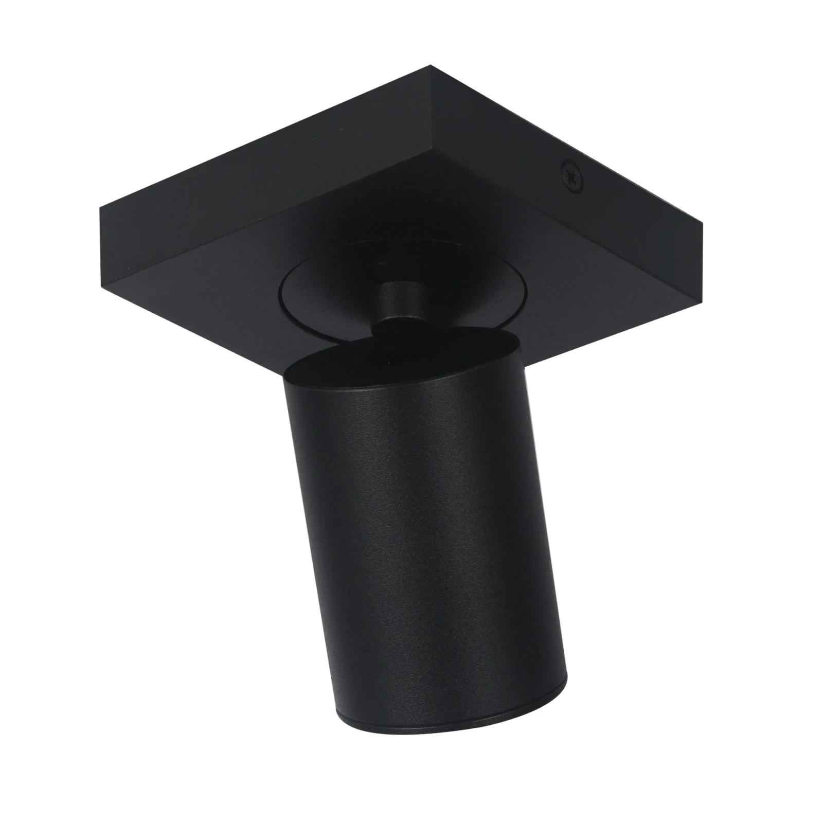 Plafondspot NOVAS, Vierkant, GU10, IP20, Zwart