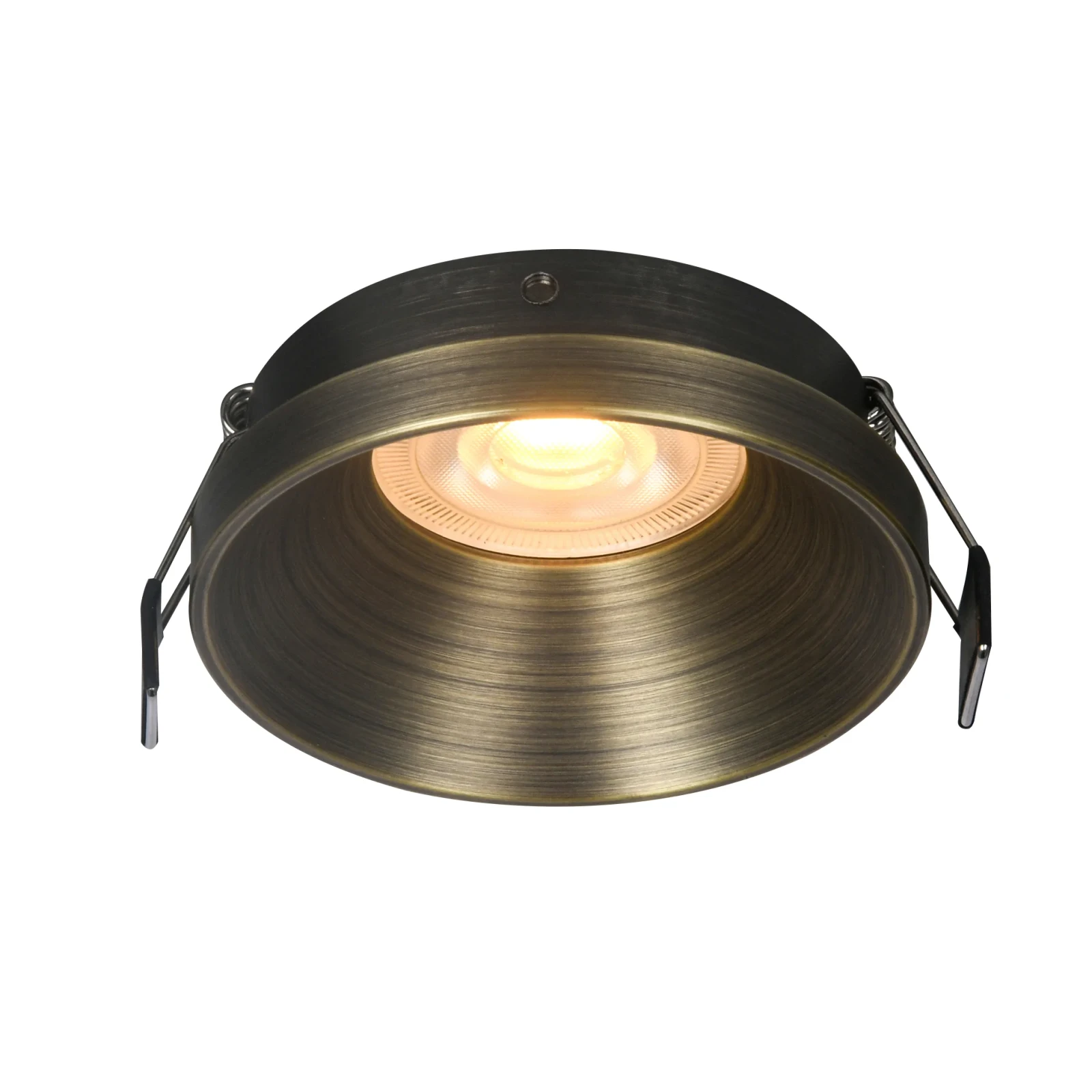 LED GU10 Inbouwspot Armatuur, DAZZLE, Antiek Brons, IP20