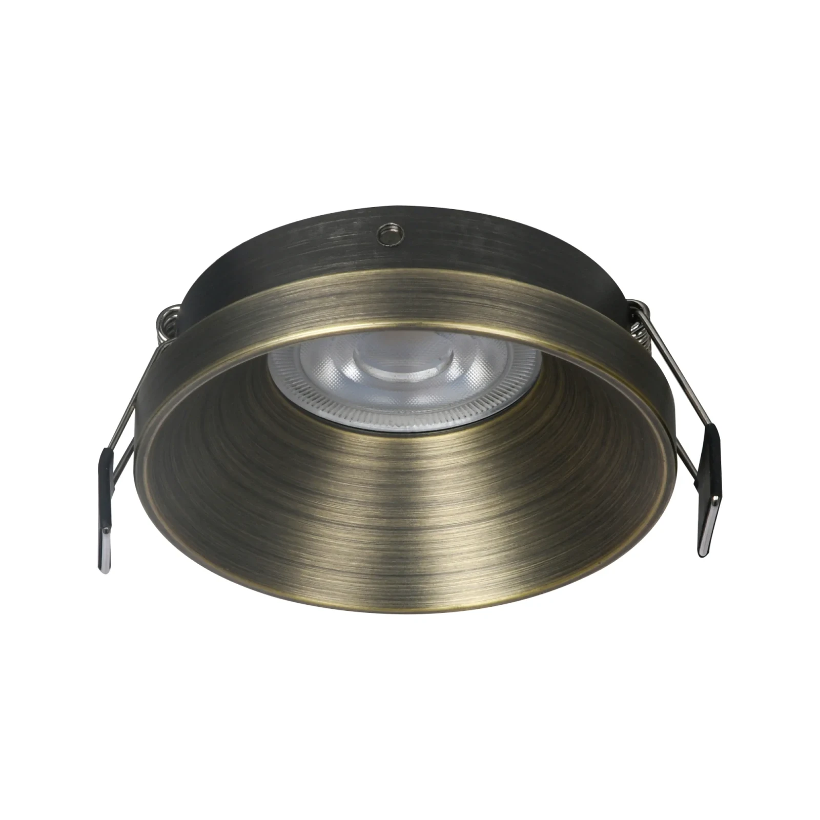 LED GU10 Inbouwspot Armatuur, DAZZLE, Antiek Brons, IP20