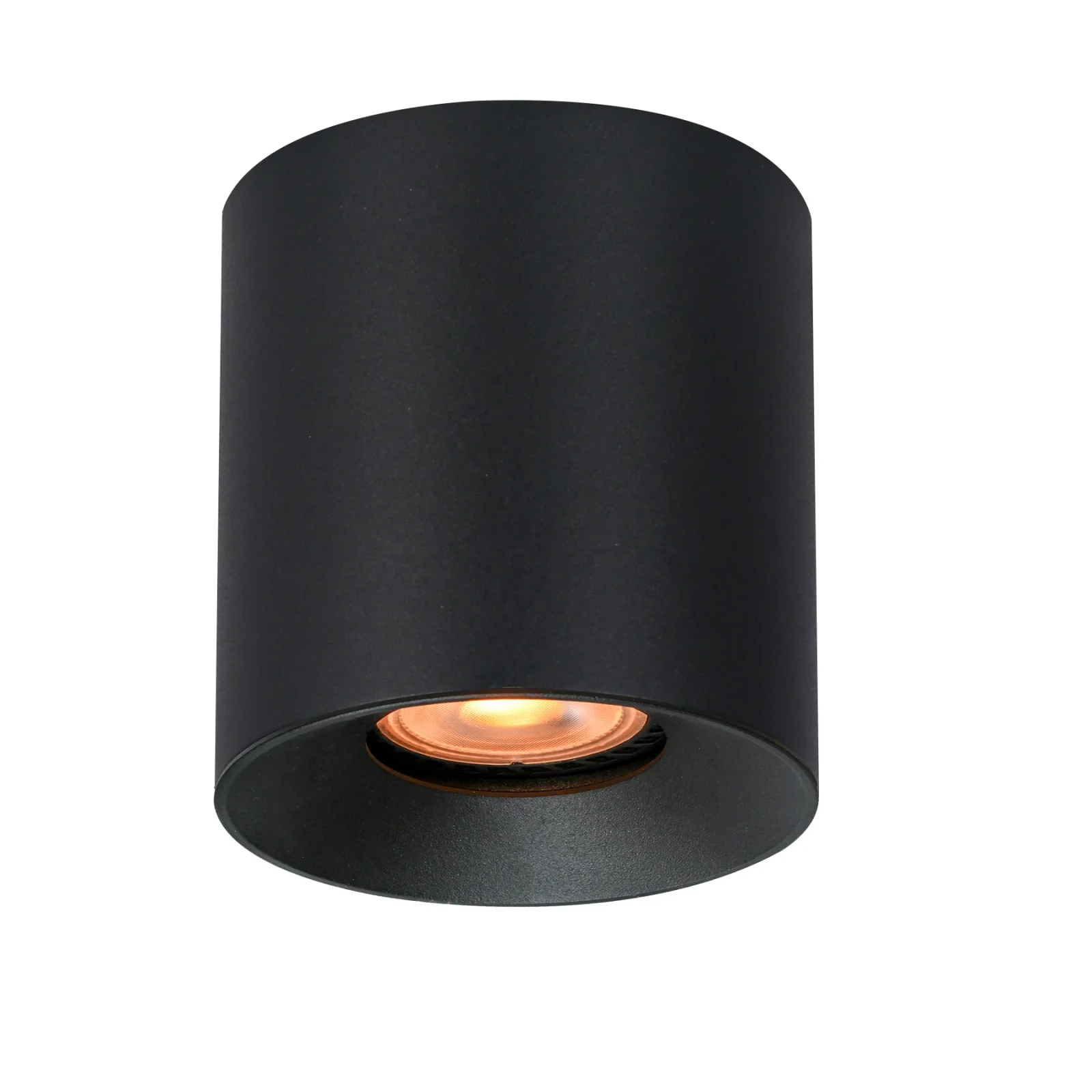 Plafondspot FACE, Rond, GU10, IP20, Zwart