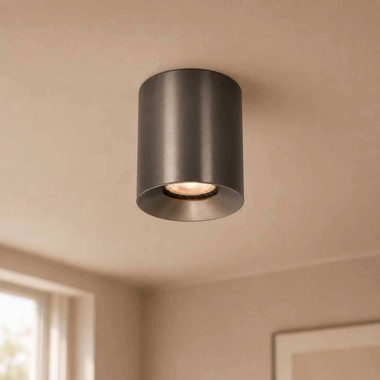 Plafondspot FACE, Rond, GU10, IP20, Brons