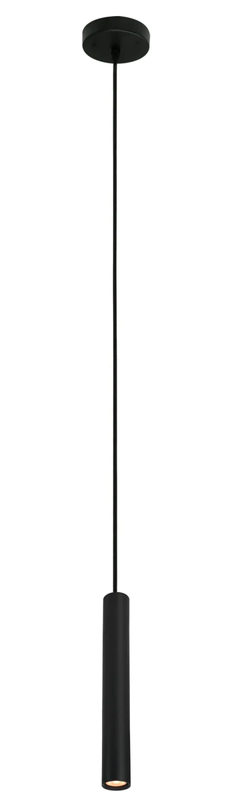 Hanglamp HOLA, Zwart, H1900 mm, Ø100 mm, IP20
