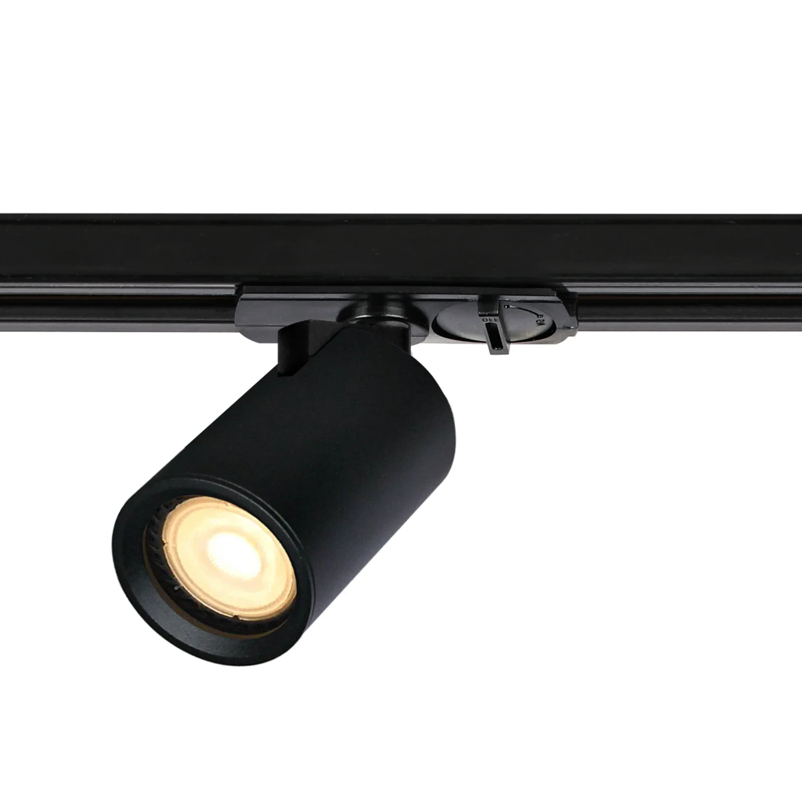 1-Fase LED Railspot NOVA, GU10, IP20, Ø56 x 85 mm, Zwart