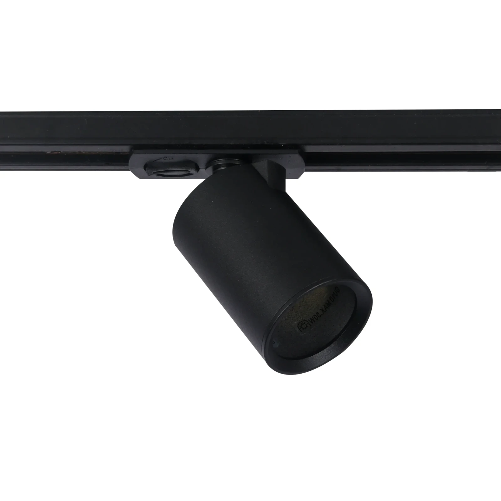 1-Fase LED Railspot NOVA, GU10, IP20, Ø56 x 85 mm, Zwart