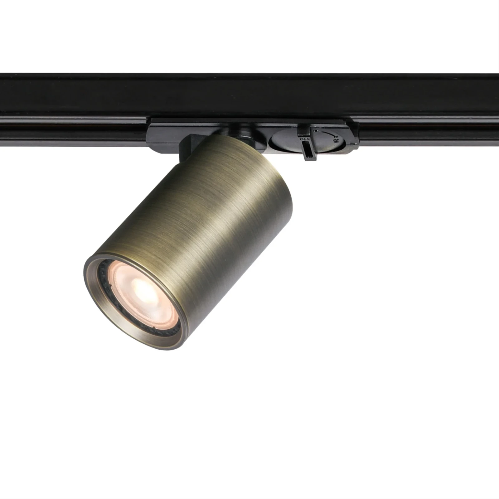 1-Fase LED Railspot NOVA, GU10, IP20, Ø56 x 85 mm, Antiek Brons