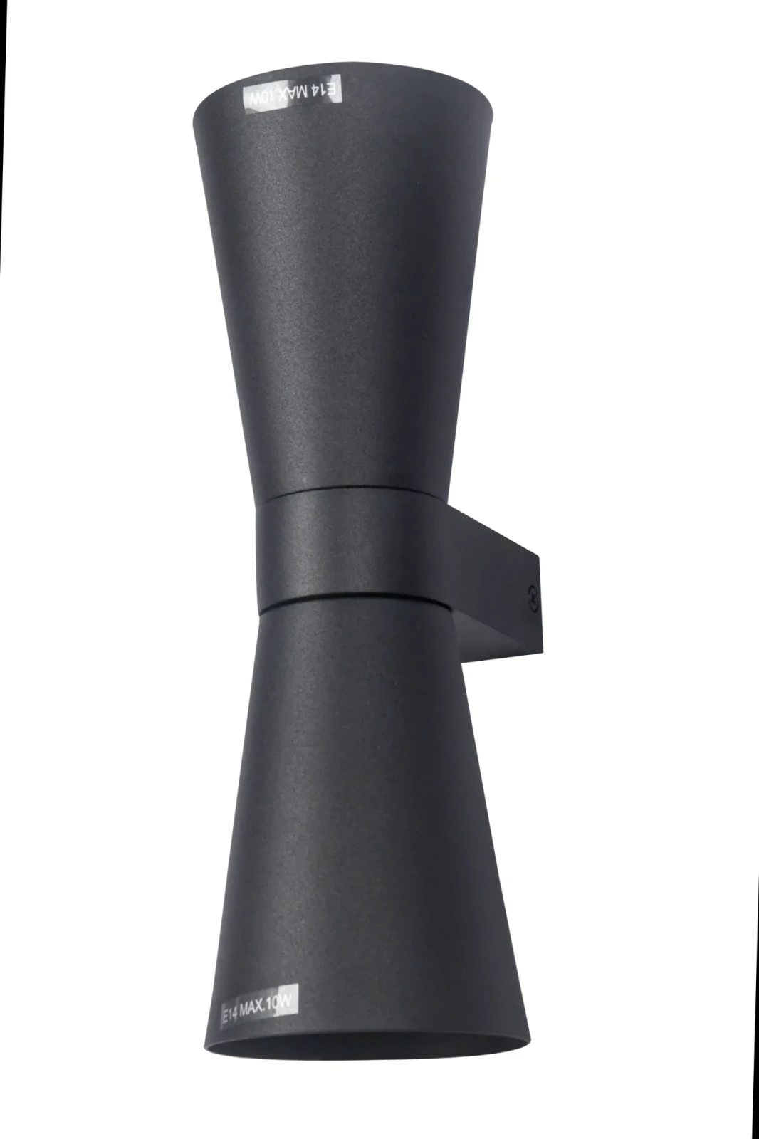 Wandlamp VACE, GU10, IP20, Ø90 x 270 mm, Zwart