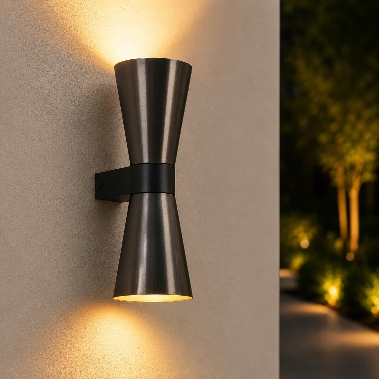 Wandlamp VACE, GU10, IP20, Ø90 x 270 mm, Brons