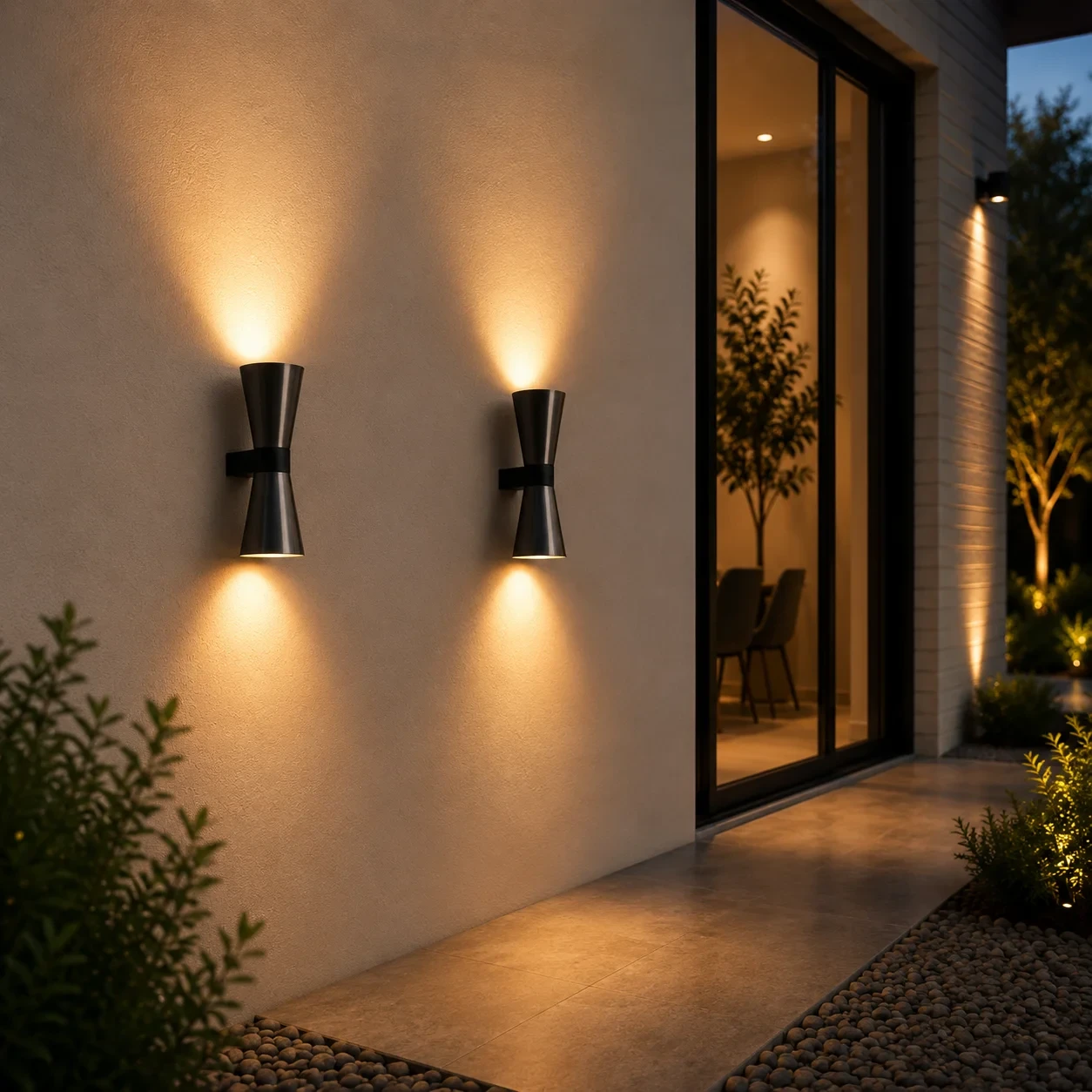 Wandlamp VACE, GU10, IP20, Ø90 x 270 mm, Brons