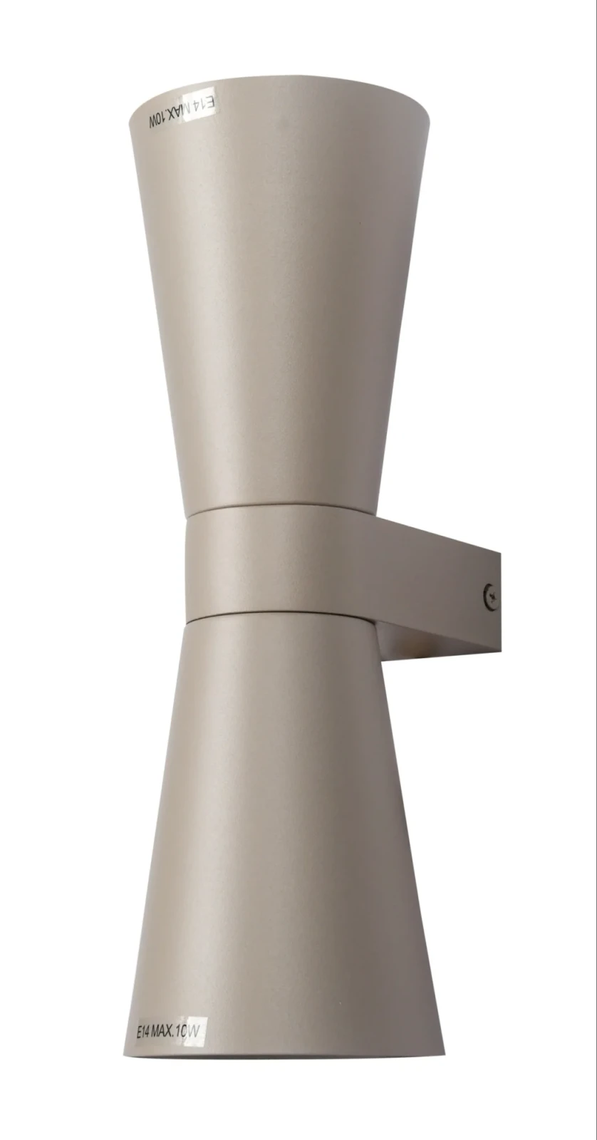 Wandlamp VACE, GU10, IP20, Ø90 x 270 mm, Khaki