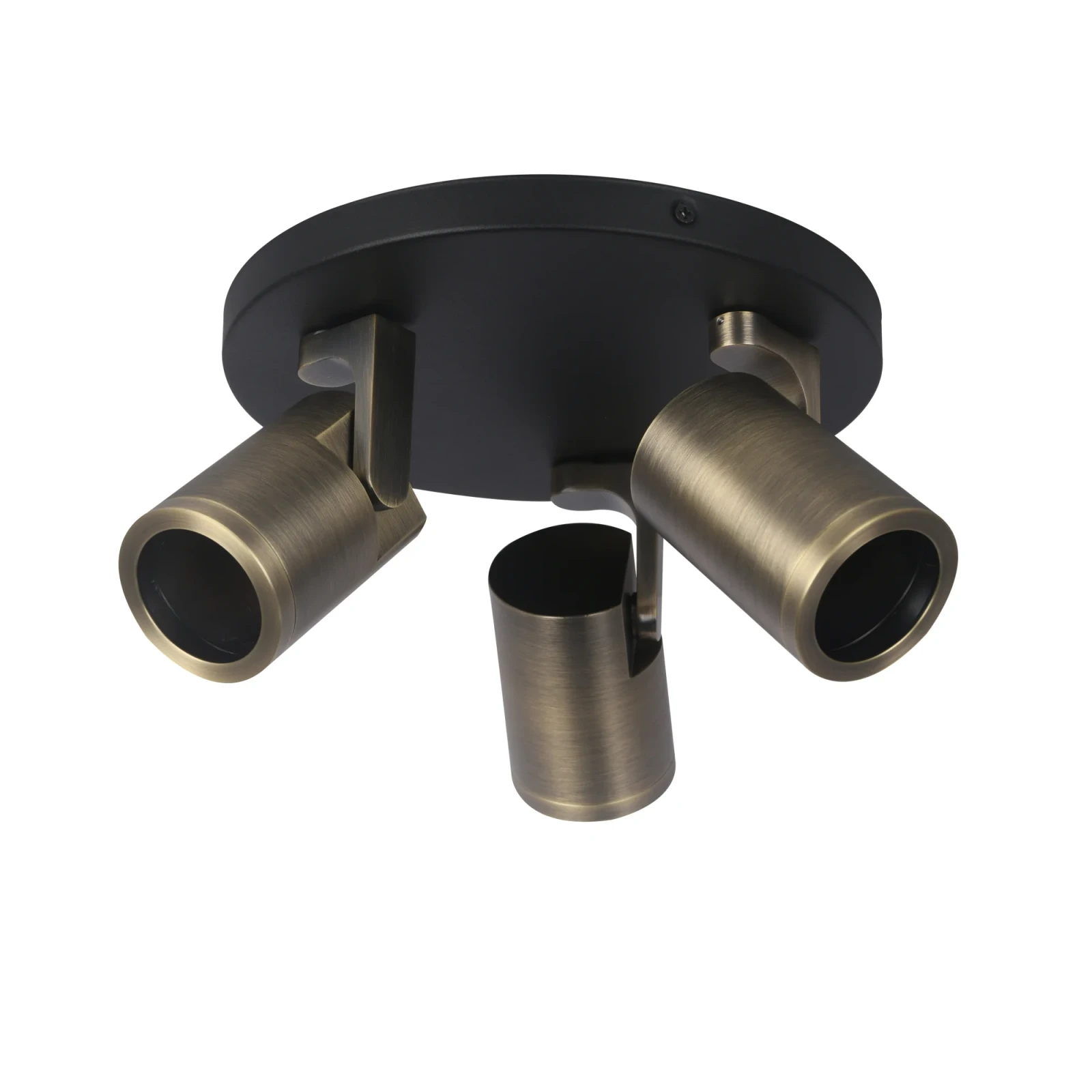 Plafondspot SOLO 3, 3-Lichts, IP20, Antiek Brons