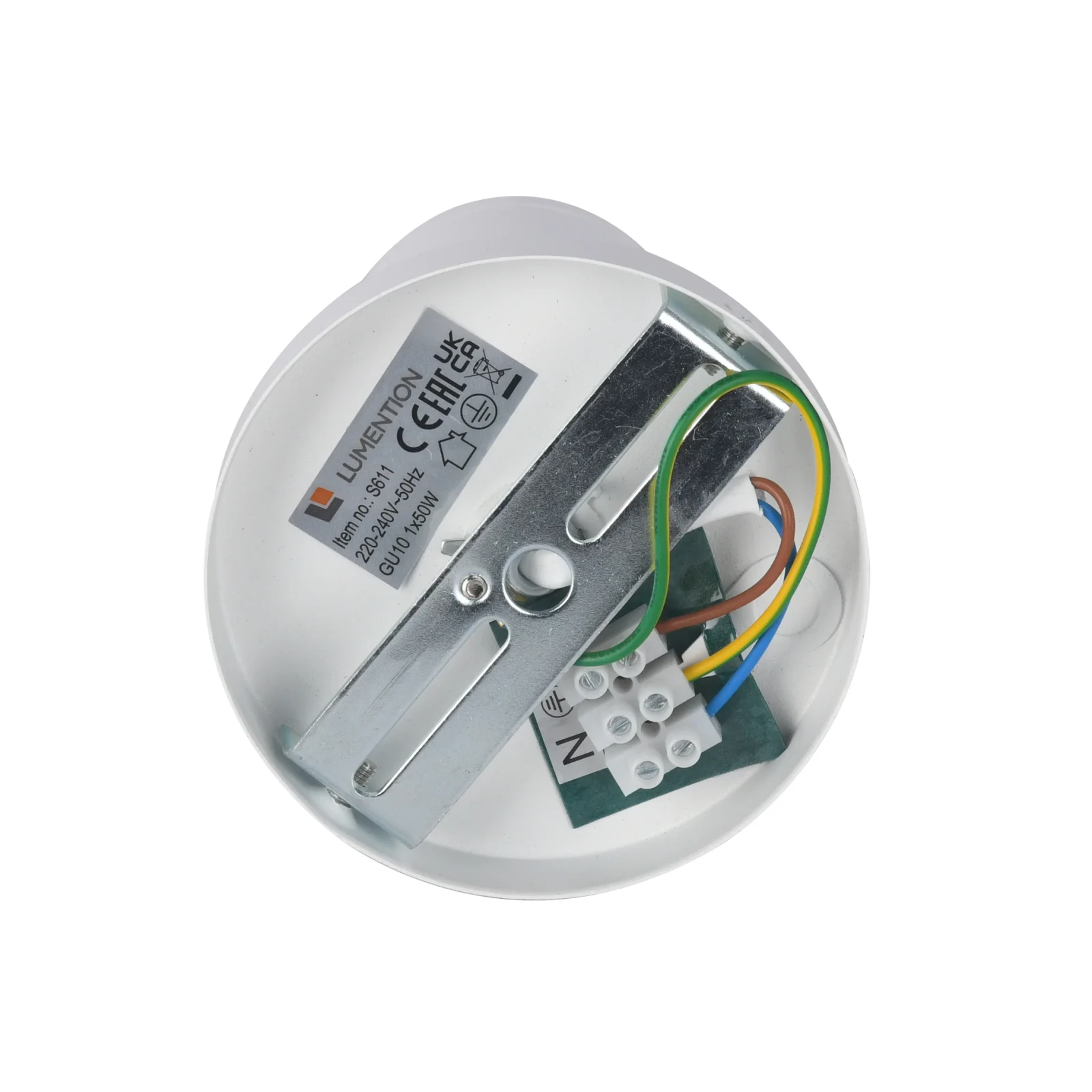 Plafondspot SOLO, Rond, Kantelbaar, GU10, IP20, Wit