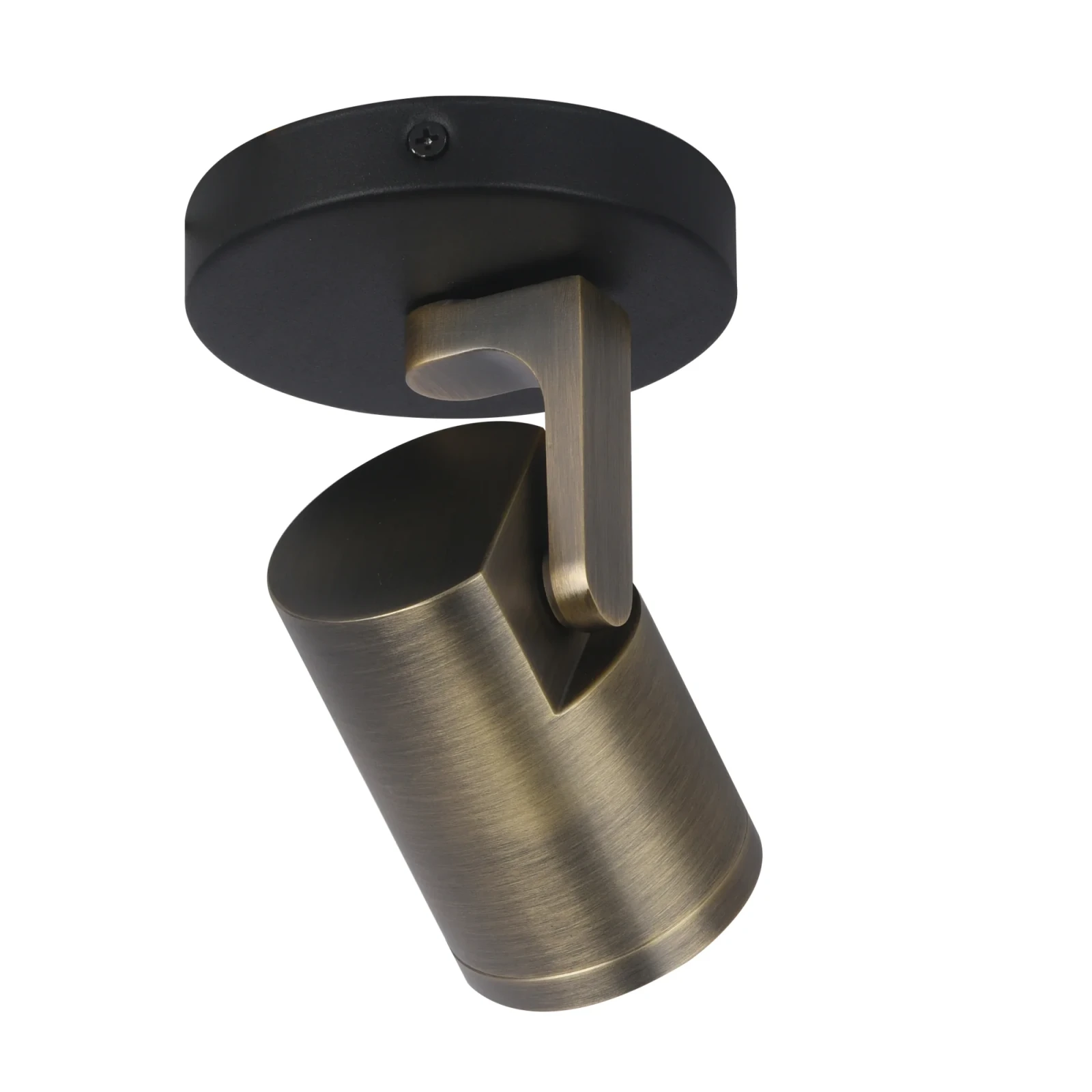 Plafondspot SOLO, Rond, Kantelbaar, GU10, IP20, Antiek Brons